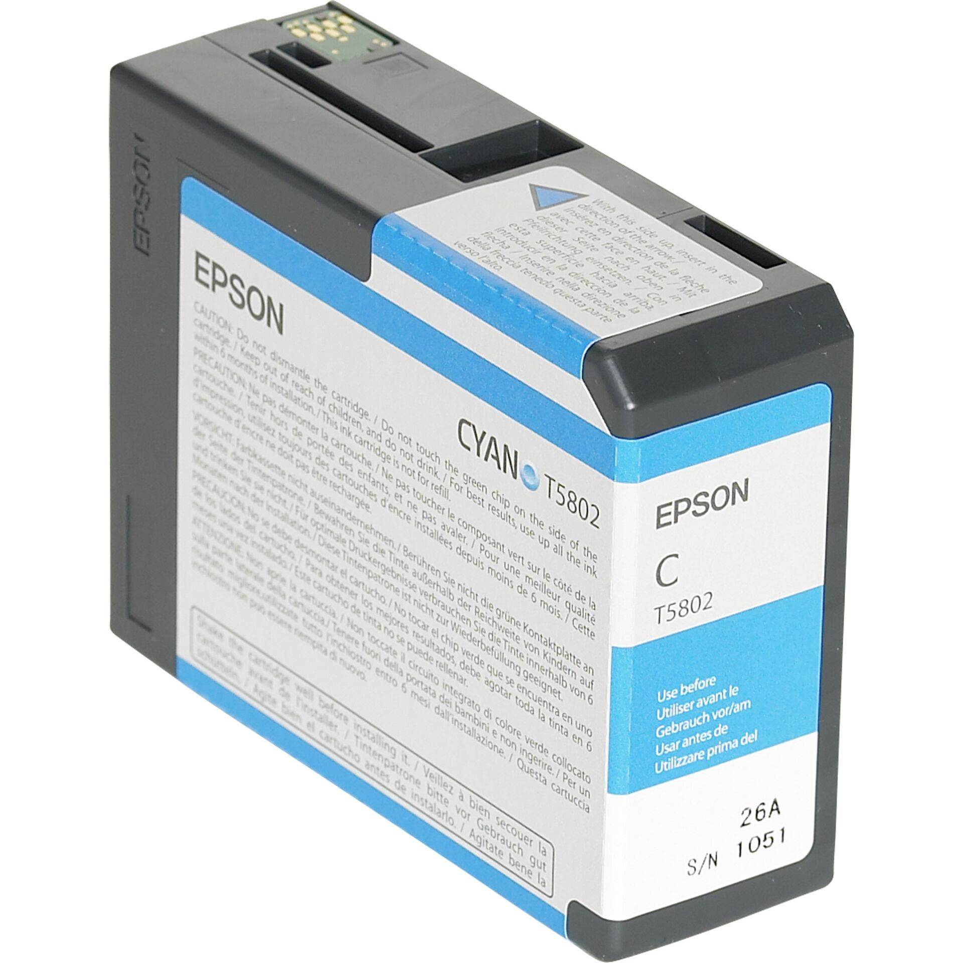 Epson Tinte T5802/T6302 cyan 
