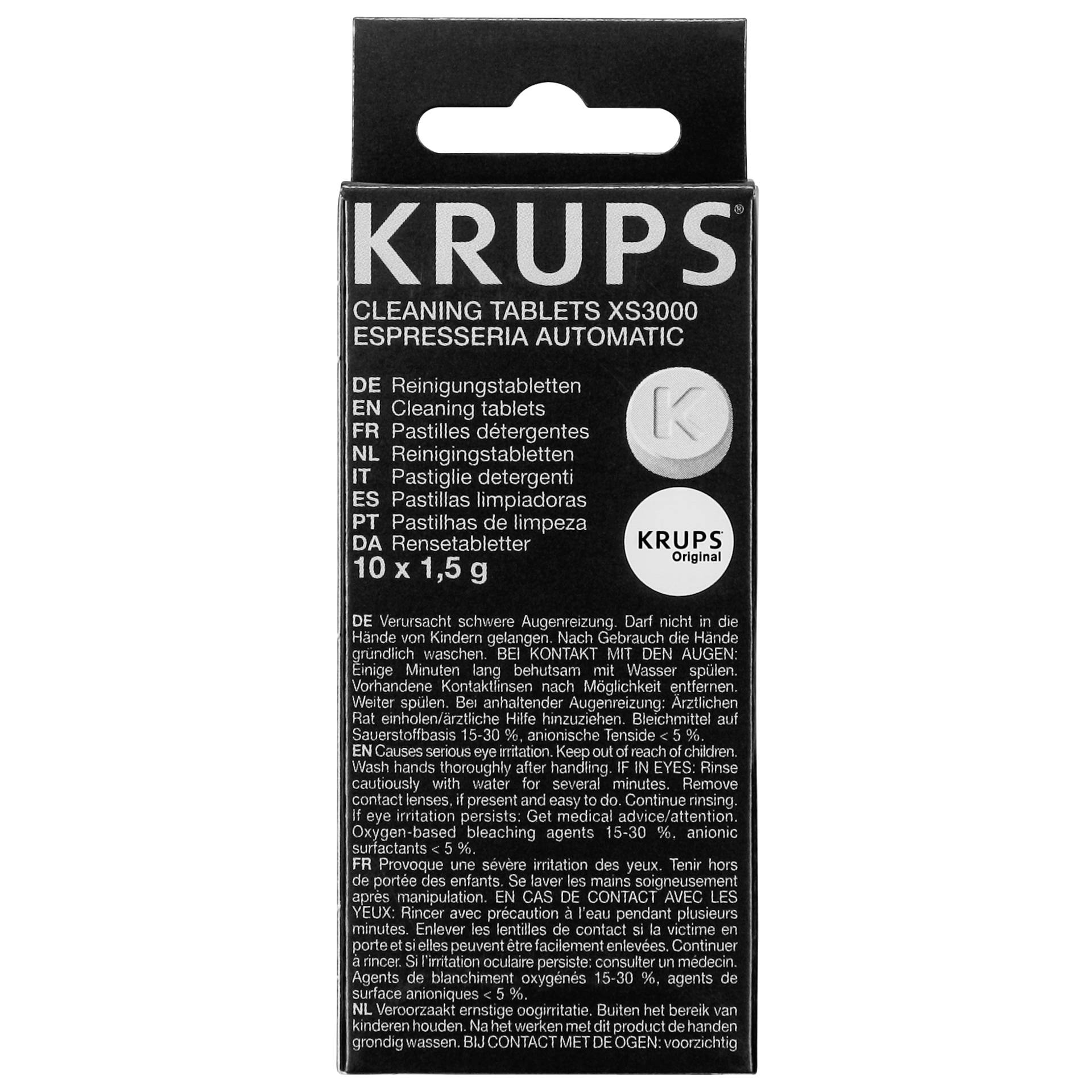 Krups XS 3000 Reinigungstabletten (10er pack) 