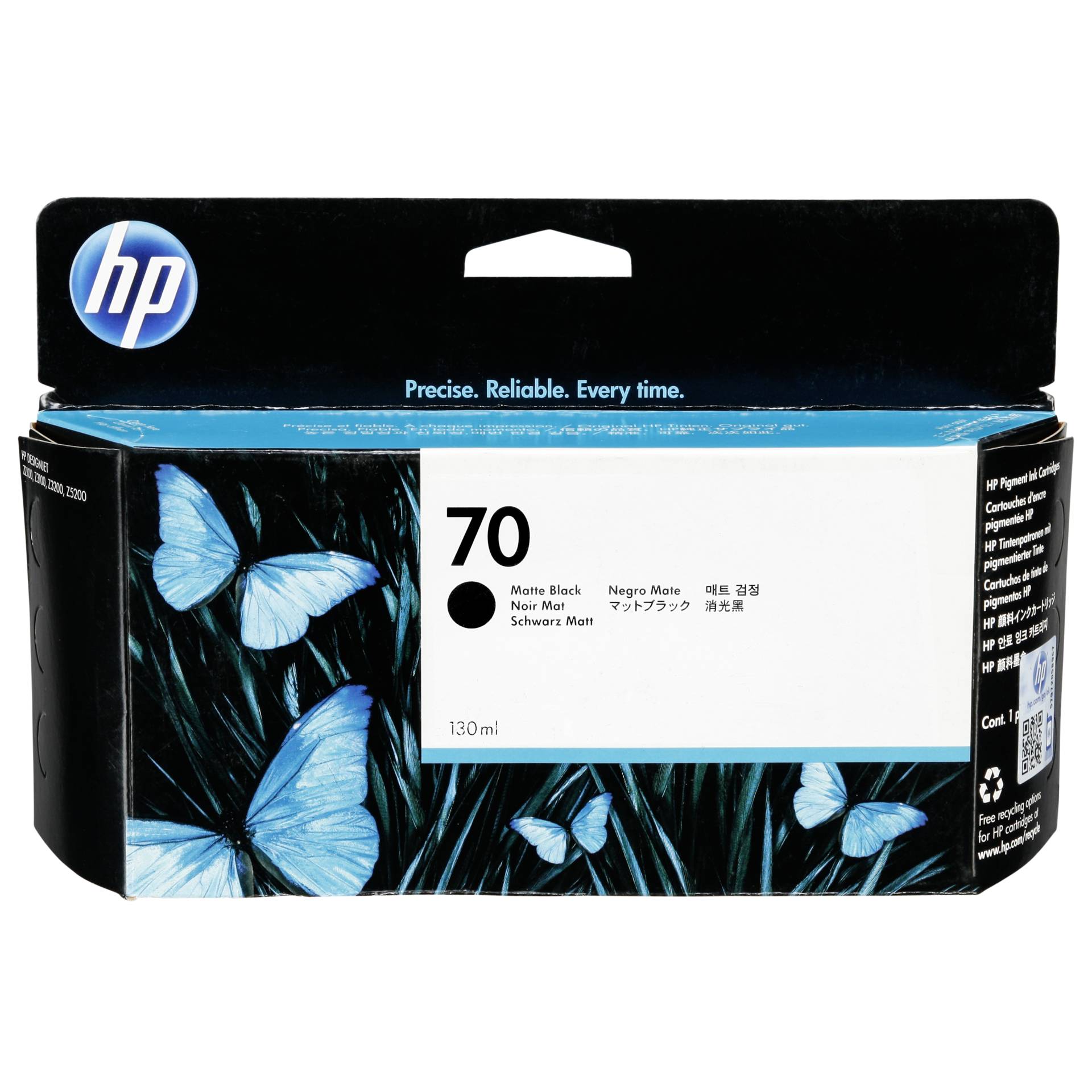HP Tinte 70 schwarz matt Original Kapazität: 130ml