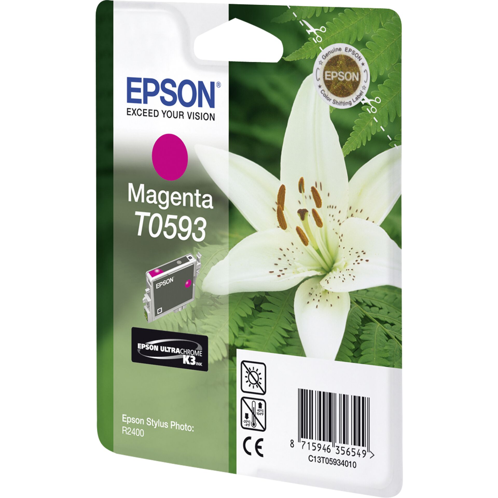 Epson T0593 Tinte magenta 