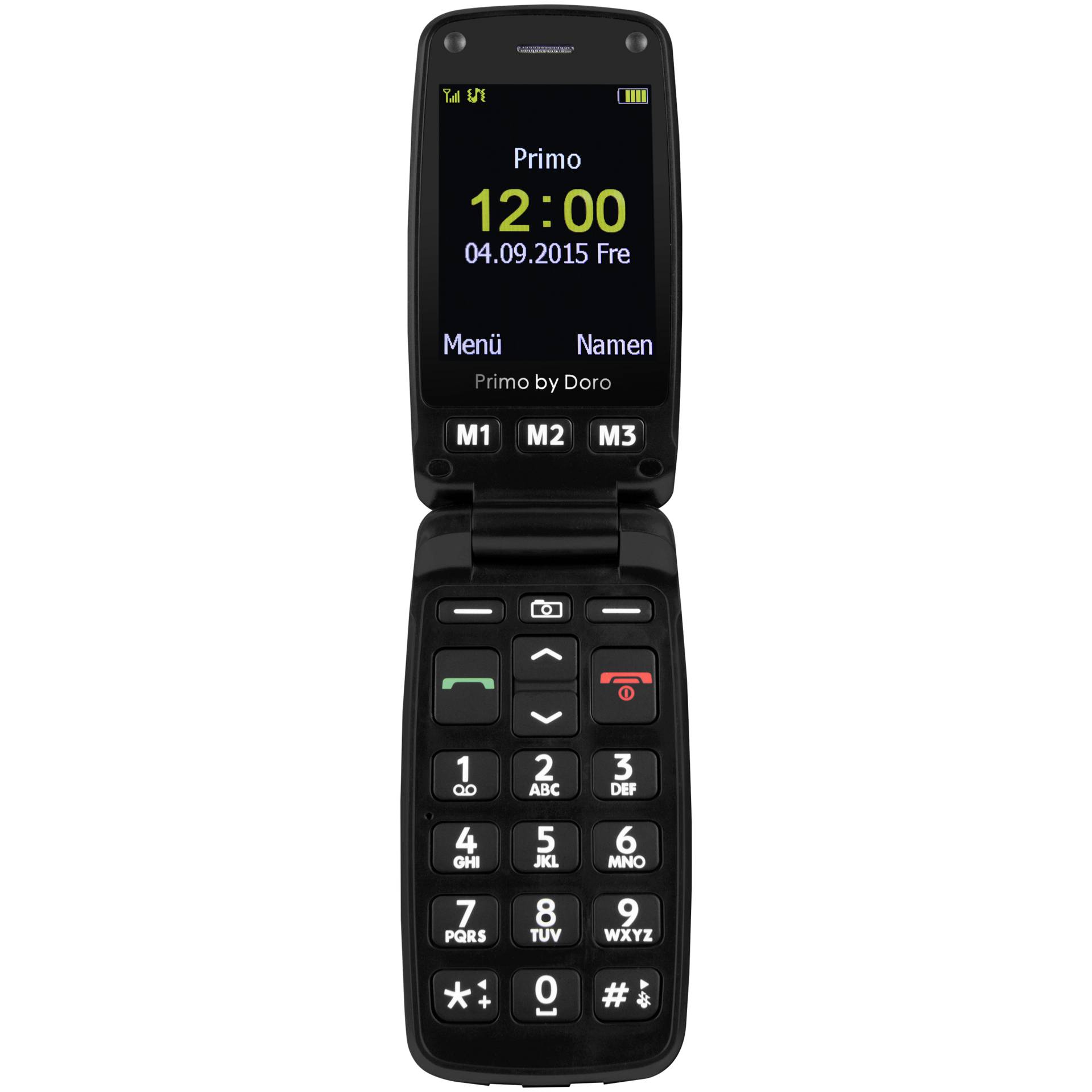 Doro Primo 406 6,1 cm (2.4) 115 g Schwarz Einsteigertelefon