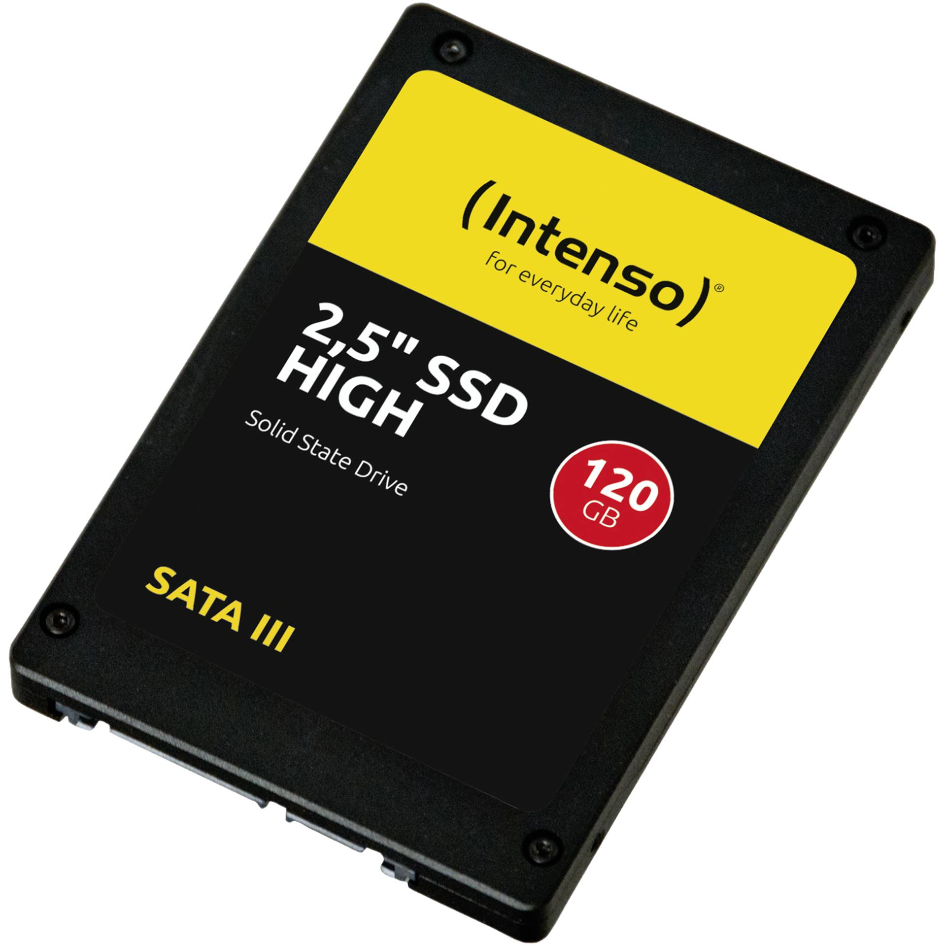 120 GB SSD Intenso High Performance SATA 6Gb/s 2.5 Zoll lesen: 520MB/s, schreiben: 480MB/s