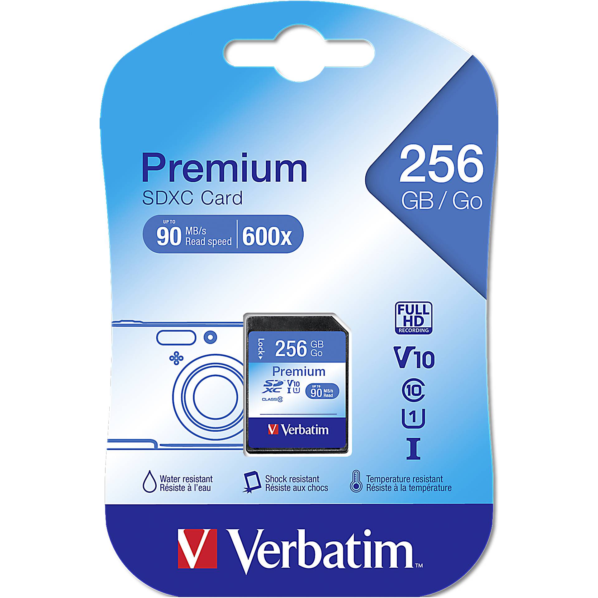 Verbatim Premium 256 GB SDXC UHS-I Klasse 10