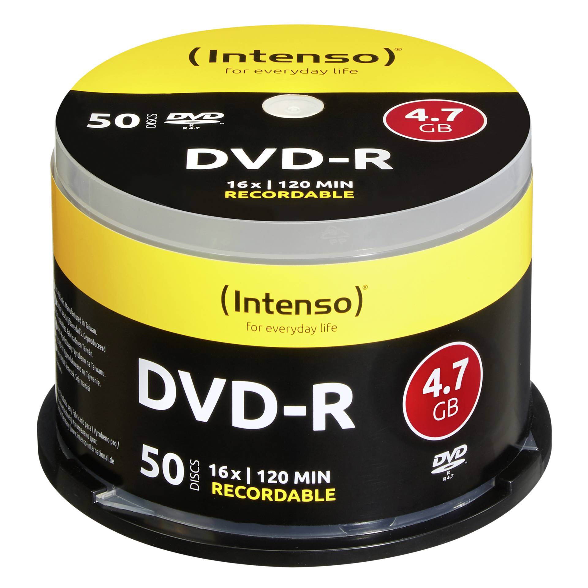 Intenso DVD-R 16x 50er Spindel 4,7GB DVD-Rohling 