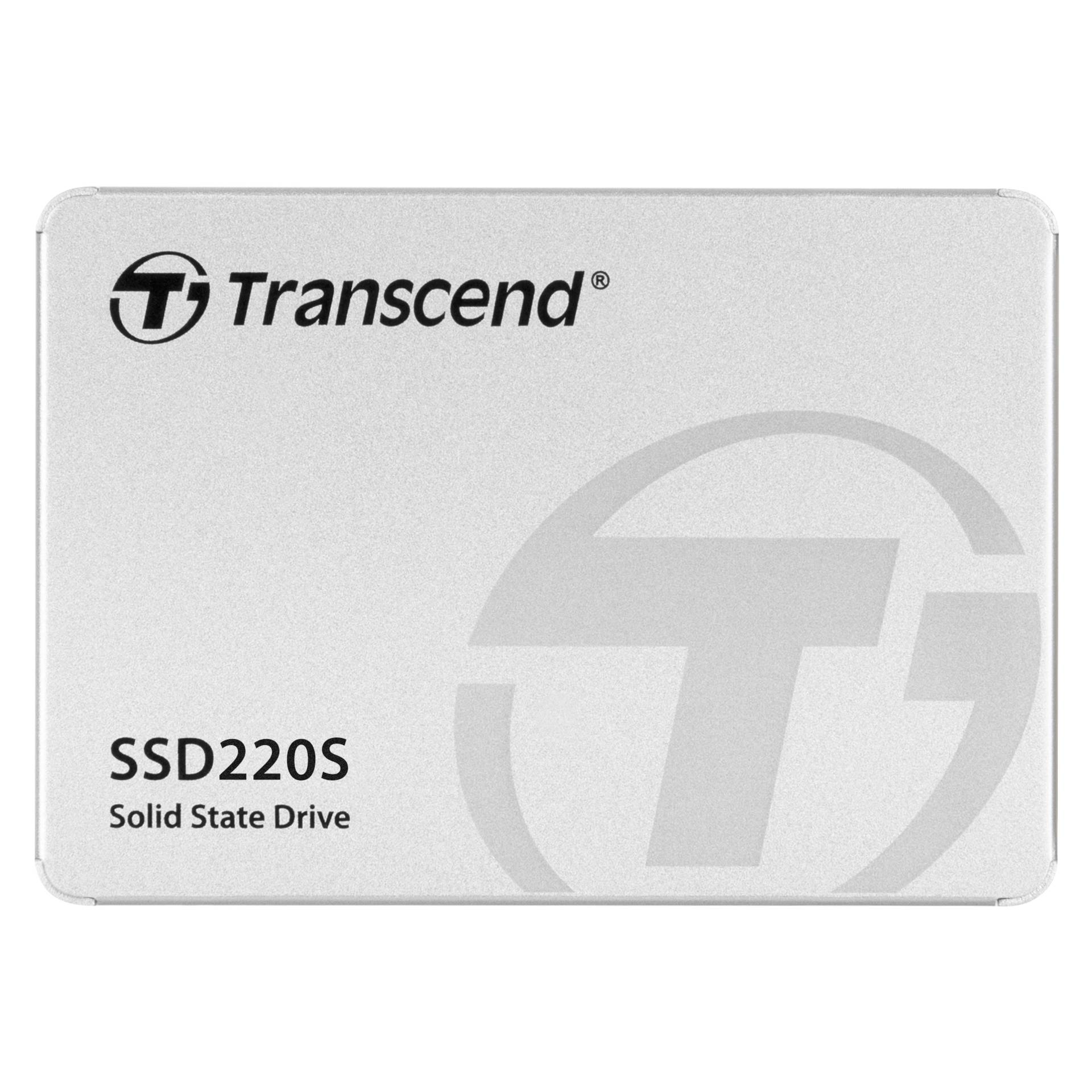 120 GB SSD Transcend SSD220, SATA 6Gb/s 6,4cm/ 2.5 Zoll lesen: 550MB/s, schreiben: 450MB/s