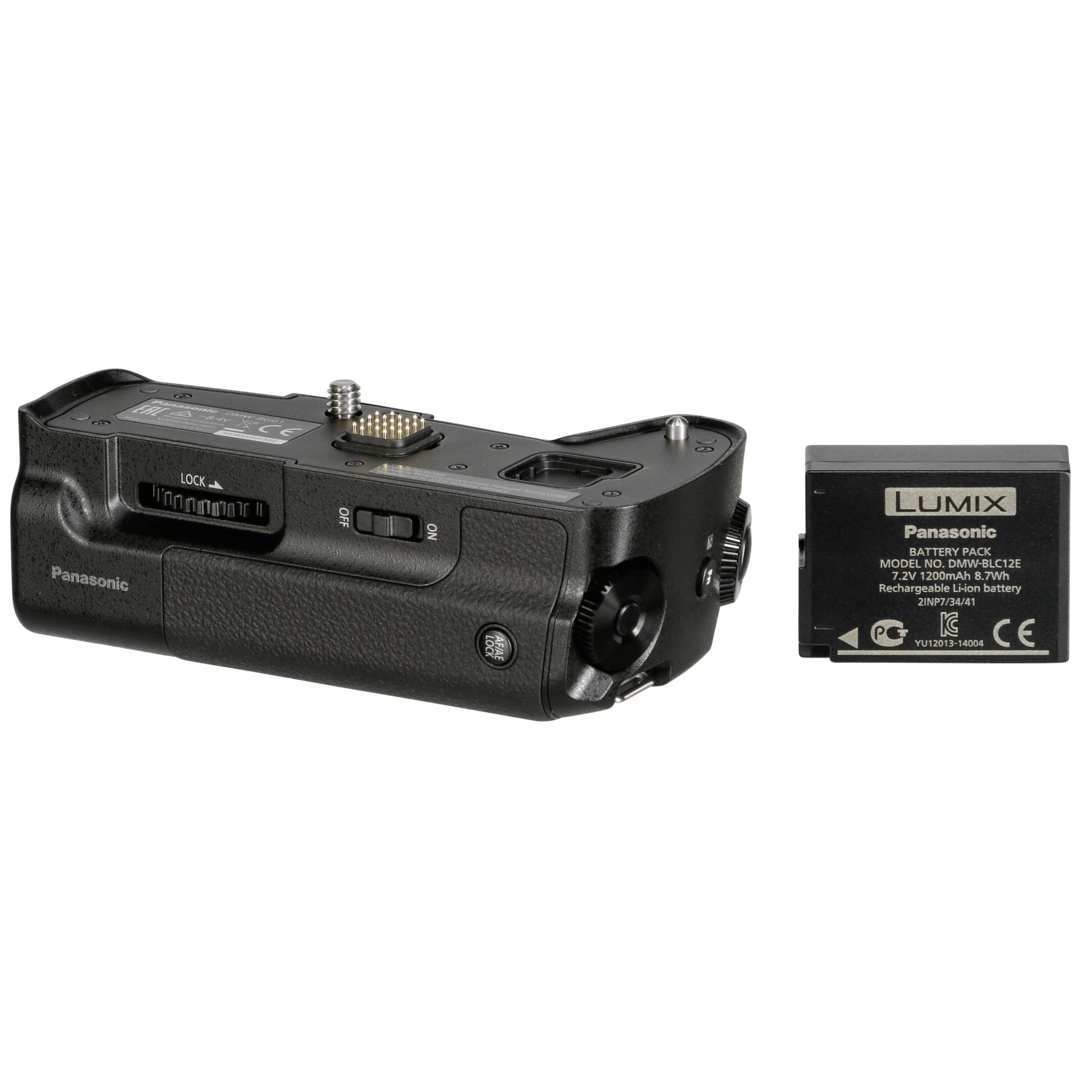 Panasonic DMW-BGG1E Digitalkamera Akkugriff Batteriegriff für Digitalkamera Schwarz