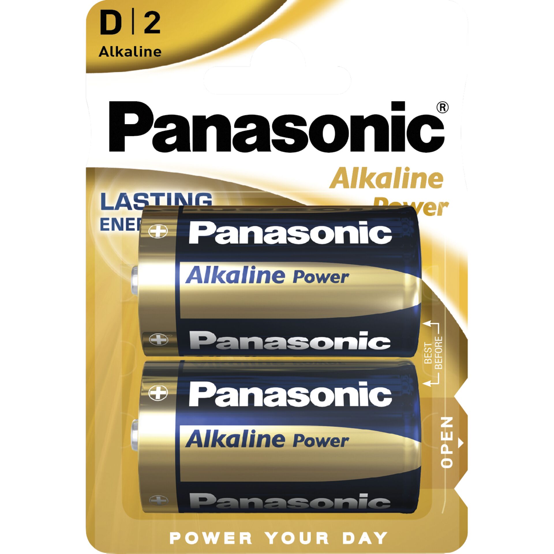 Panasonic Alkaline Power Mono D, 2er-Pack 