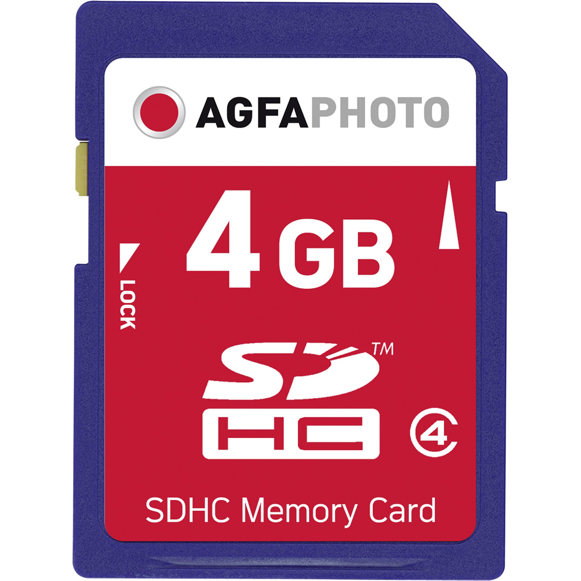 4GB AgfaPhoto Class 4 SDHC Speicherkarte 