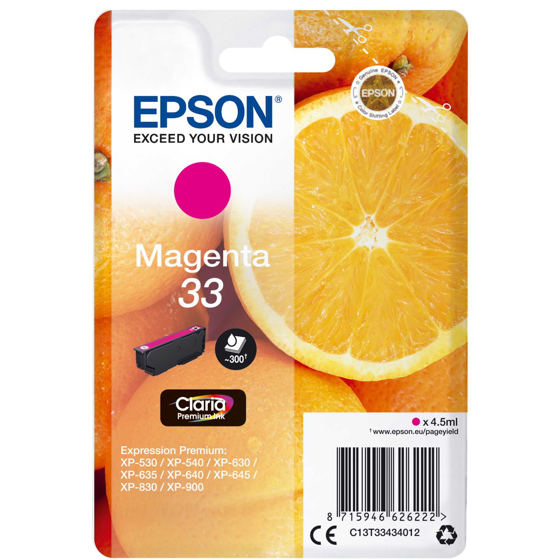 Epson Tinte 33 magenta 