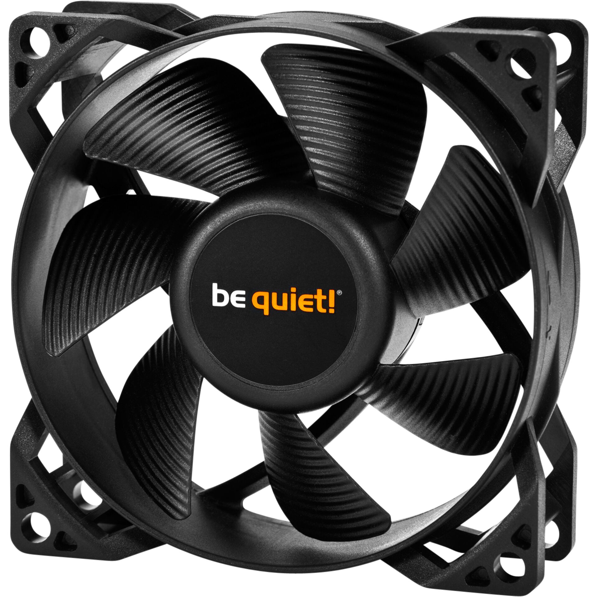 be quiet! Pure Wings 2, PWM 80x80x25mm Lüfter 44.45m³/h, 19.2dB