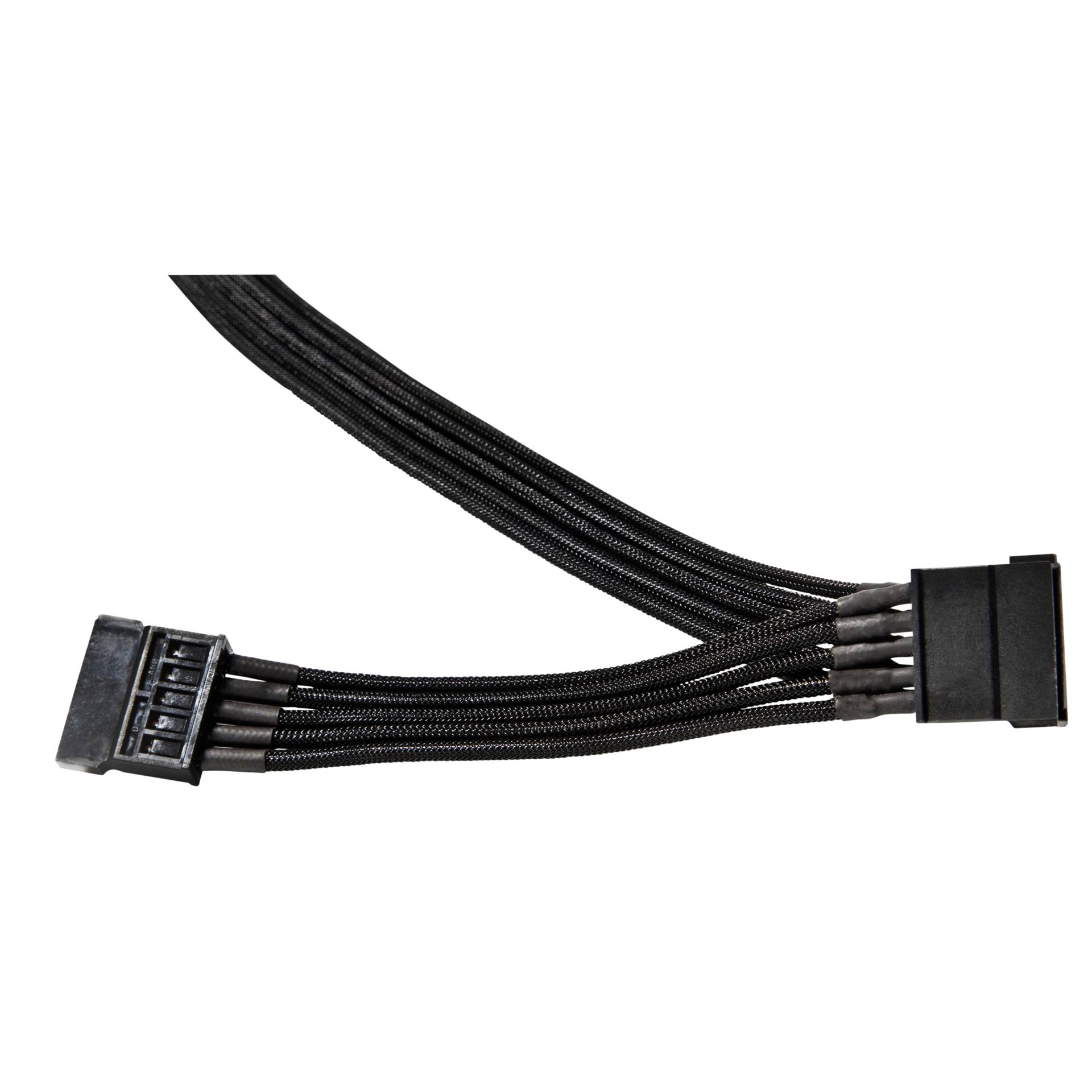 0,72m be quiet! Sleeved Power Cable CS-6720, 2x SATA 