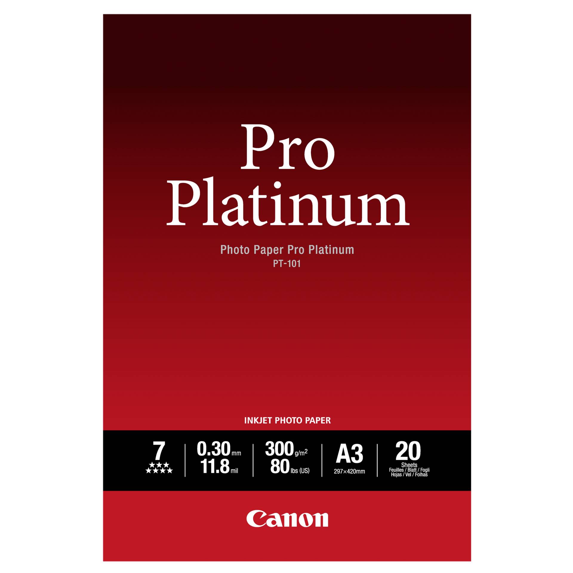 Canon PT-101 Fotopapier Pro A3 