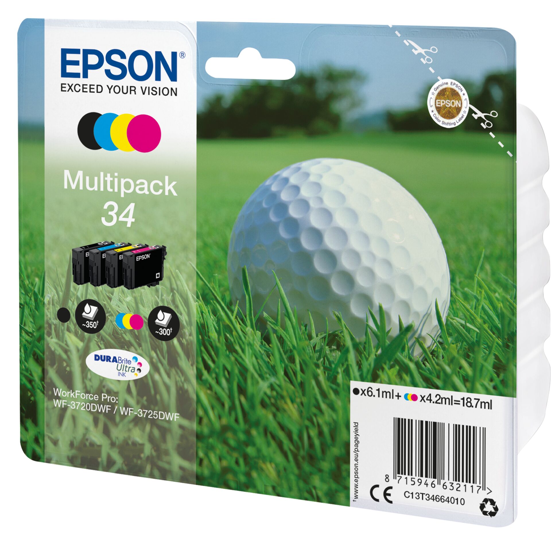 Epson Tinte 34 Multipack 