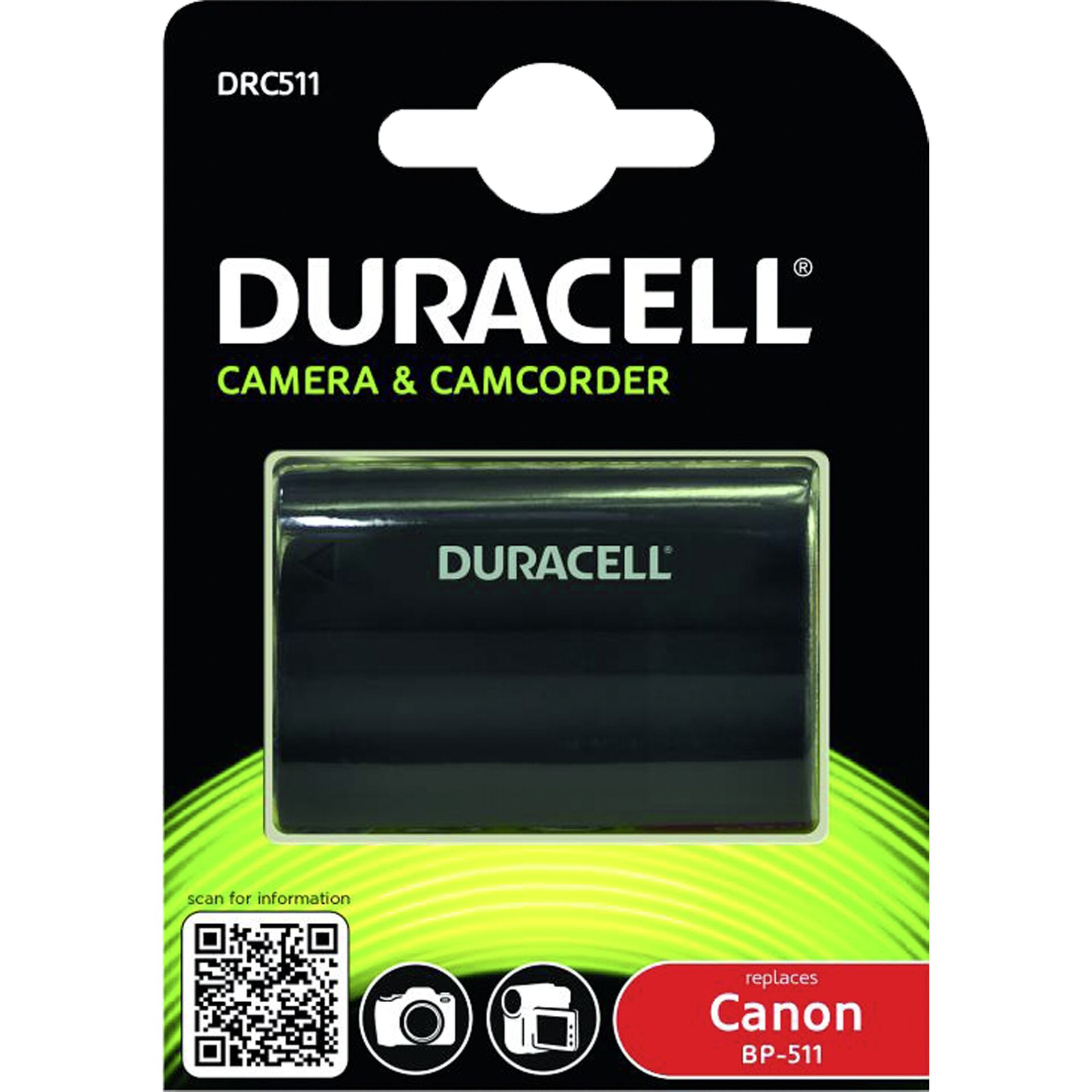 Duracell DRC511 Kamera-/Camcorder-Akku Lithium-Ion (Li-Ion) 1600 mAh