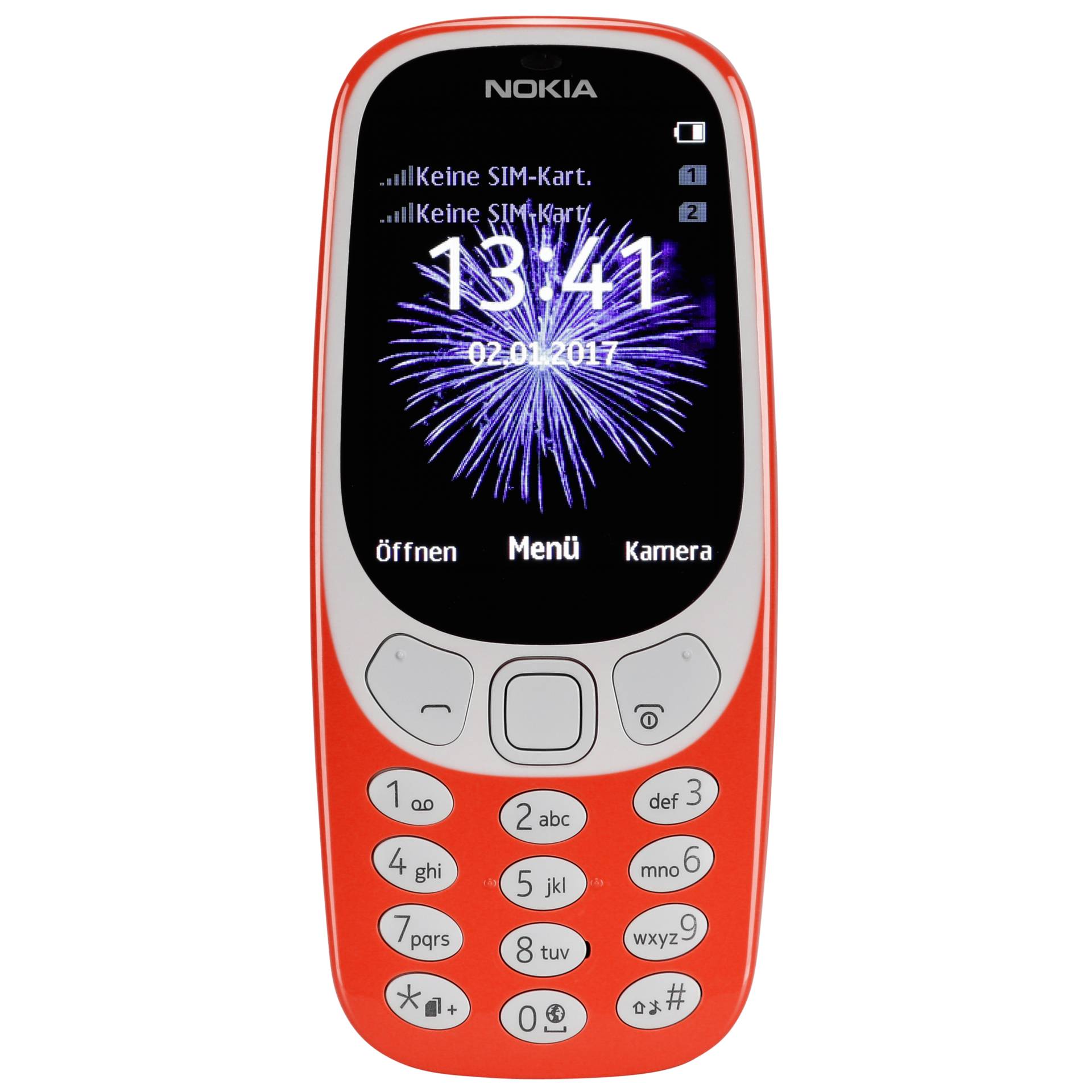 Nokia 3310 (2017) Dual-SIM rot ohne Vertrag 