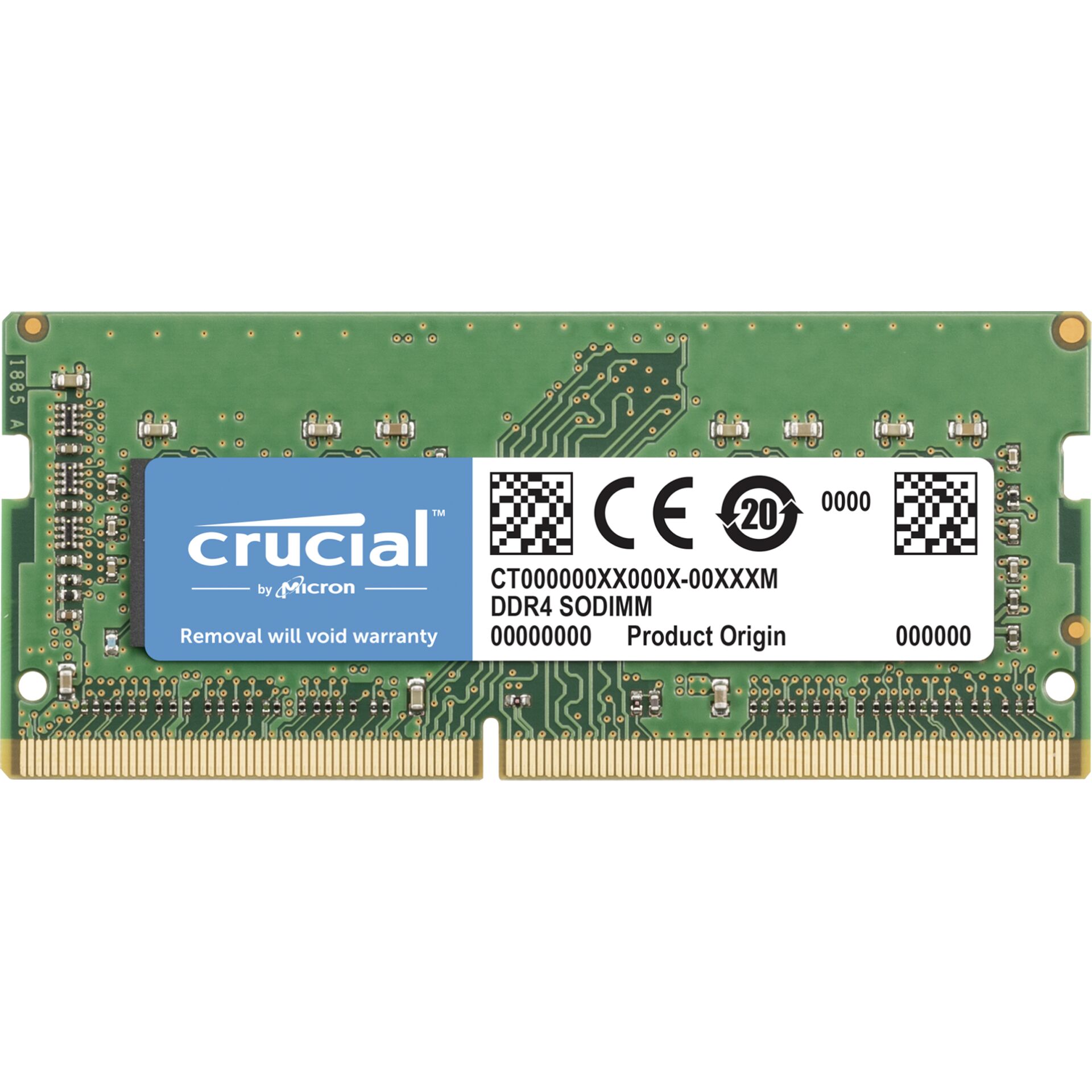 DDR4RAM 8GB DDR4-2400 Crucial Memory for Mac SO-DIMM, CL17 