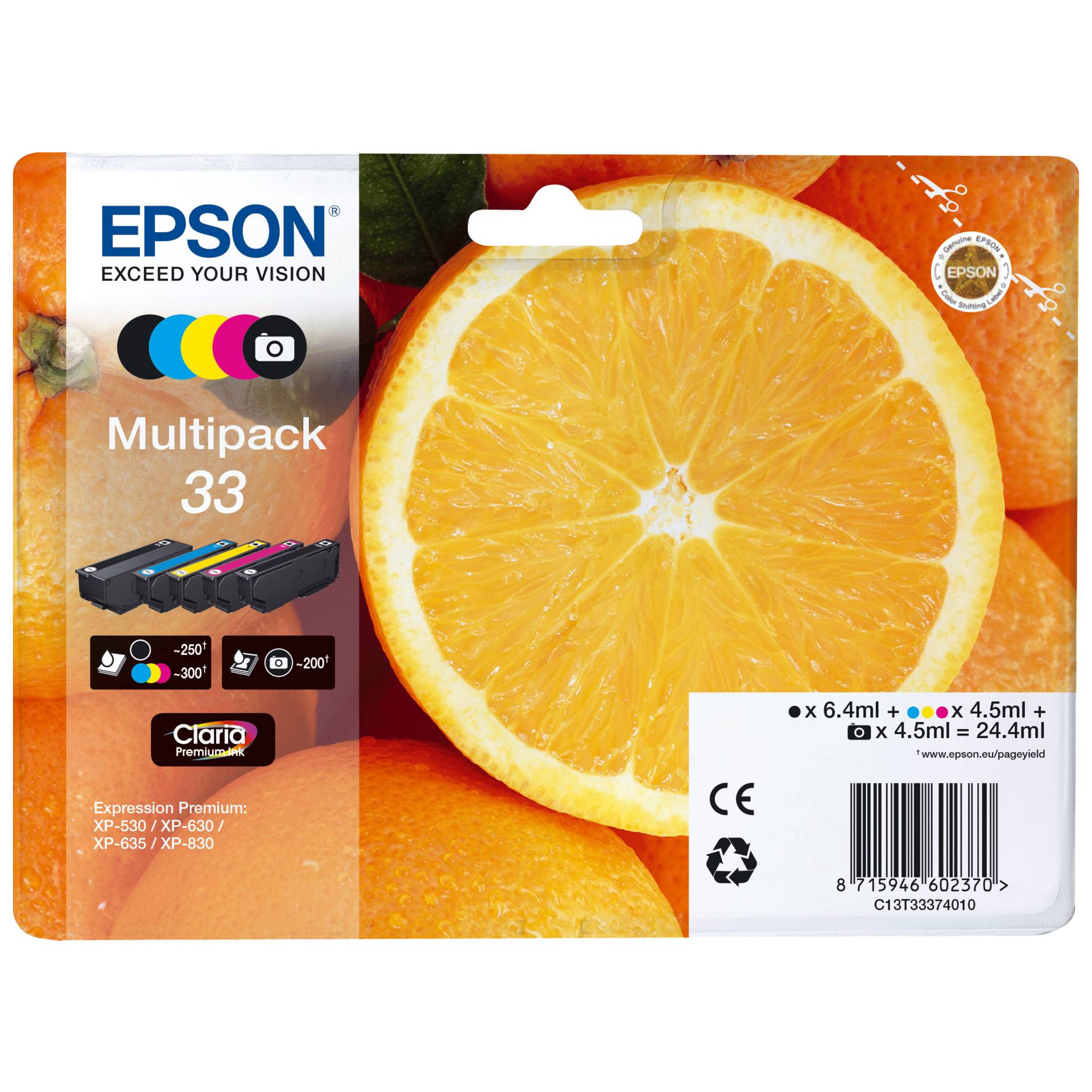 Epson Tinte 33 Multipack 