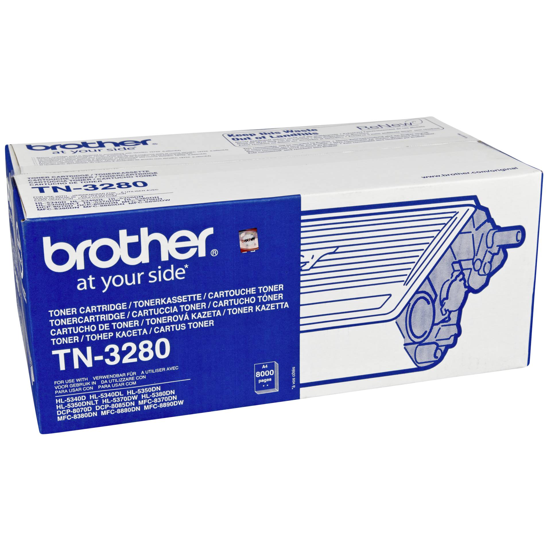 Brother Toner TN-3280 schwarz 