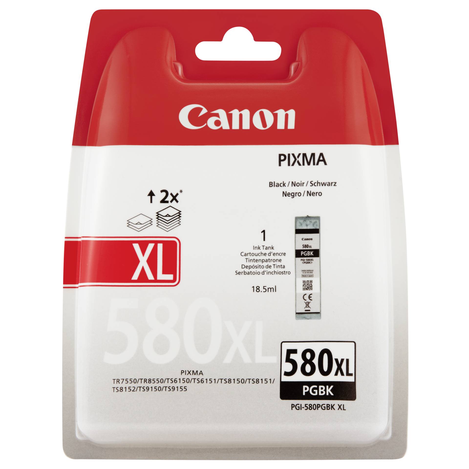 Canon PGI-580PGBK XL Tinte schwarz 