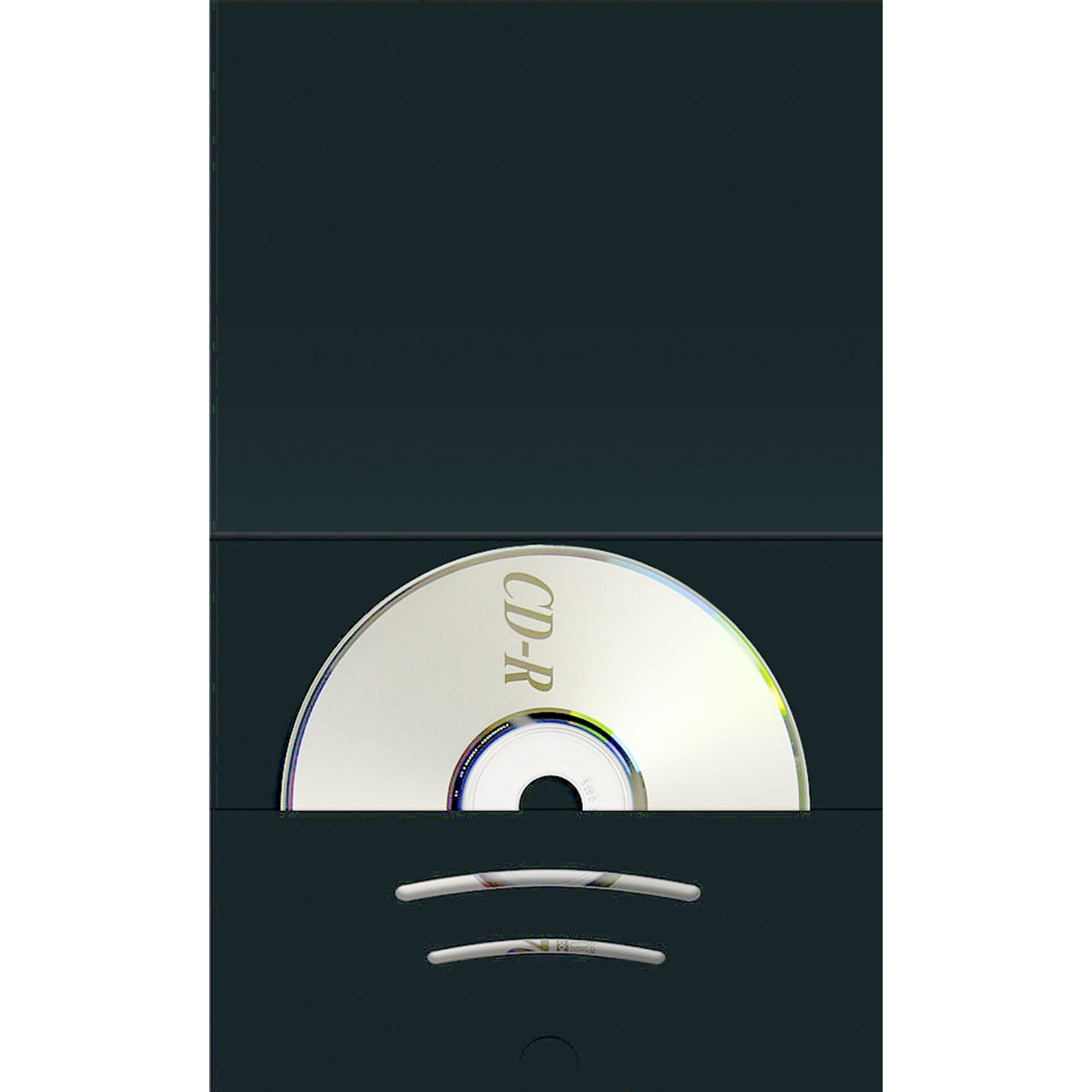 1x100 Daiber Kombimappe mit CD Fach bis Bildgröße 6x9cm schwarz