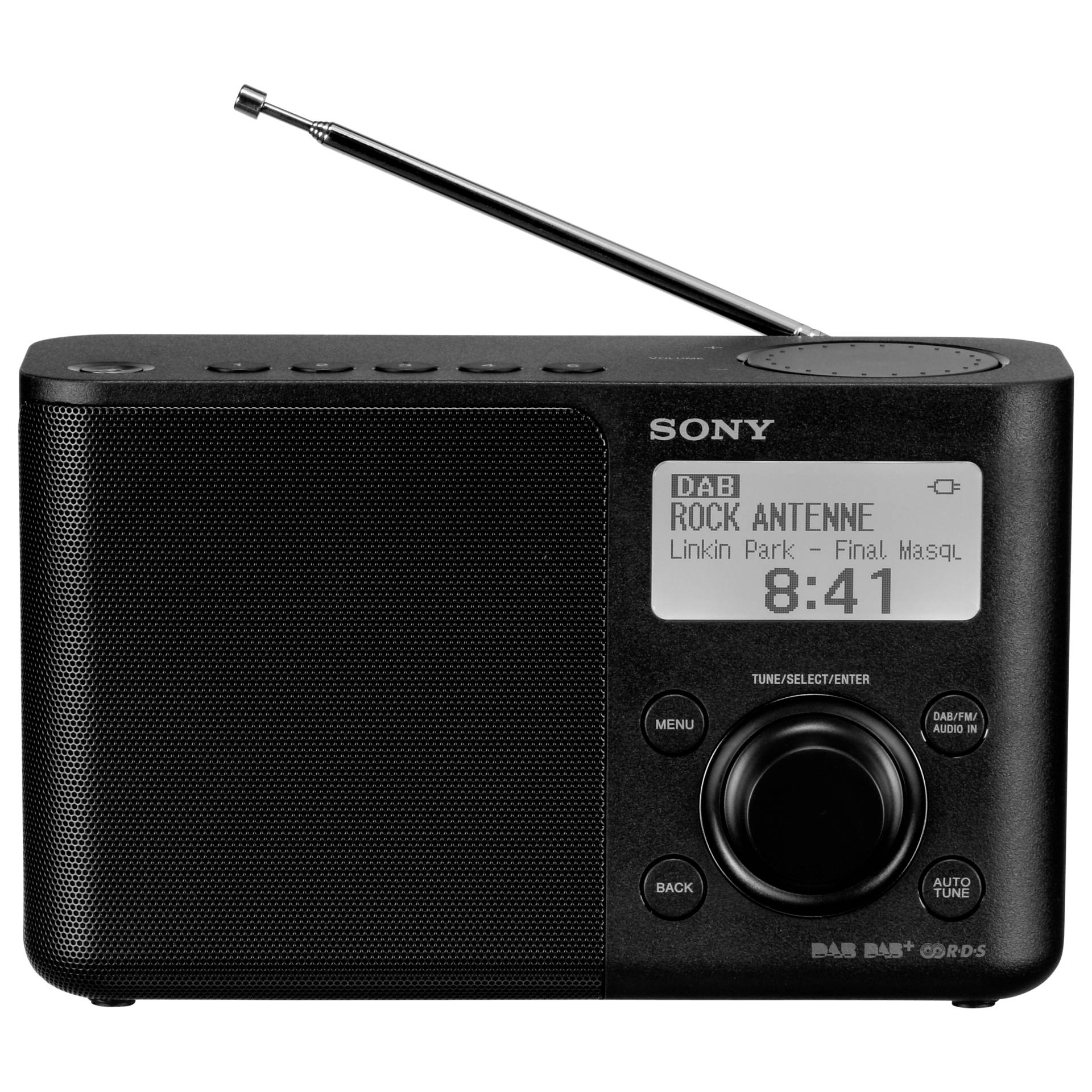 Sony XDR-S61D Tragbar, DAB, DAB+, FM, UKW Schwarz