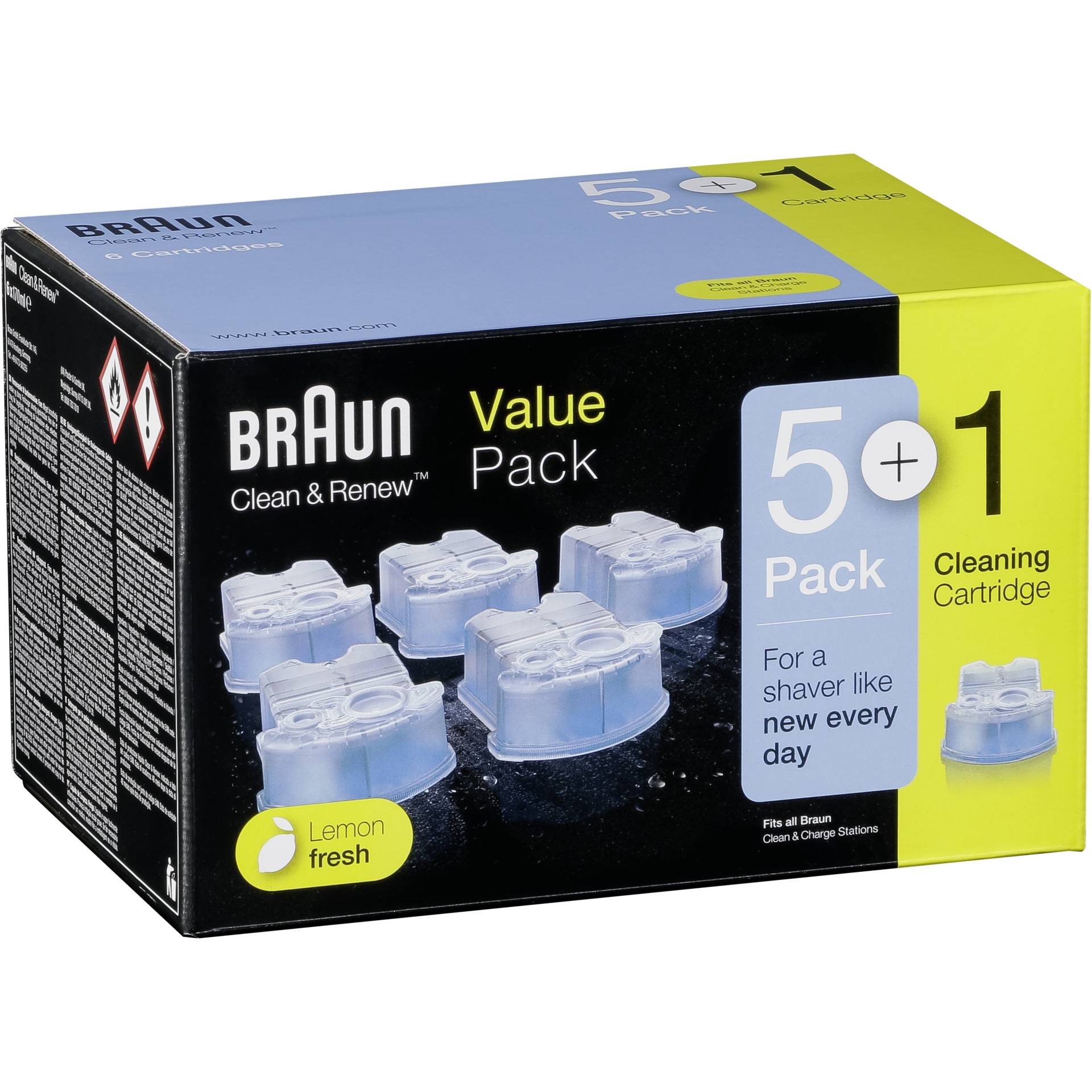 Braun CCR 5+1 Clean & Renew Reinigungskartusche 6er-Pack
