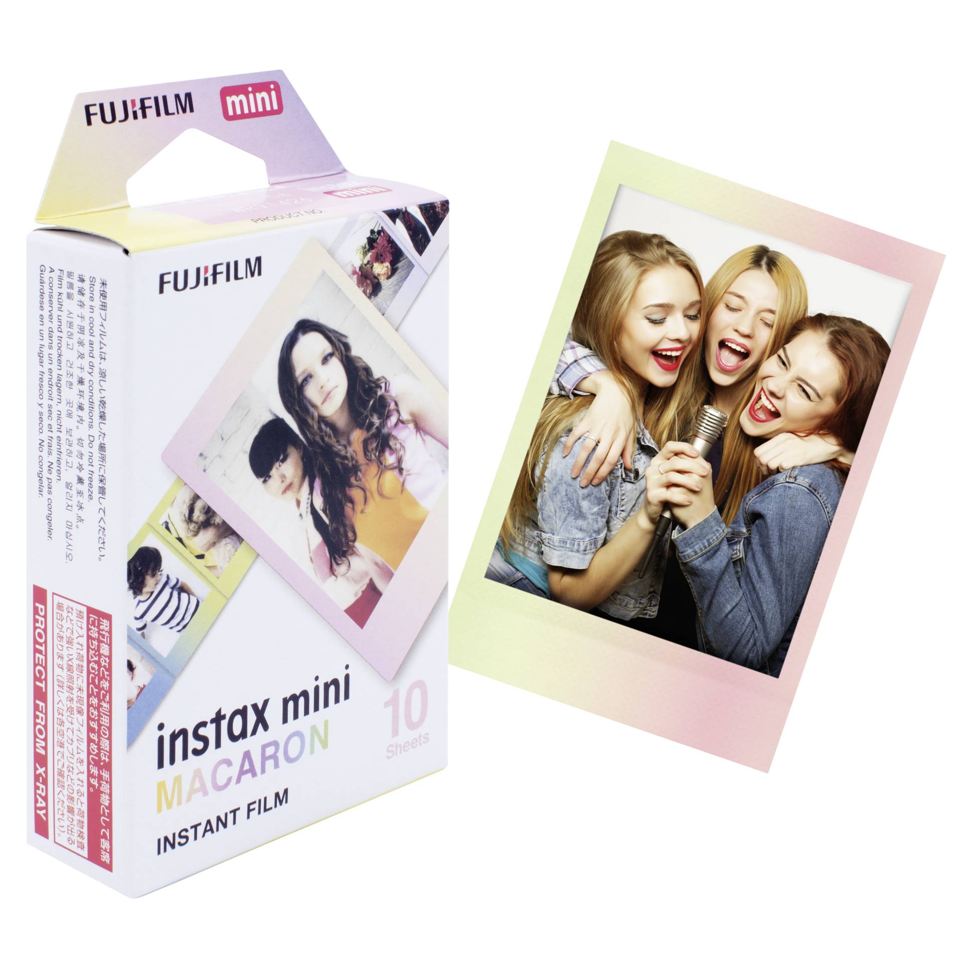 Fujifilm Instax Mini Macaron, Sofortbildfilm 10er-Pack 