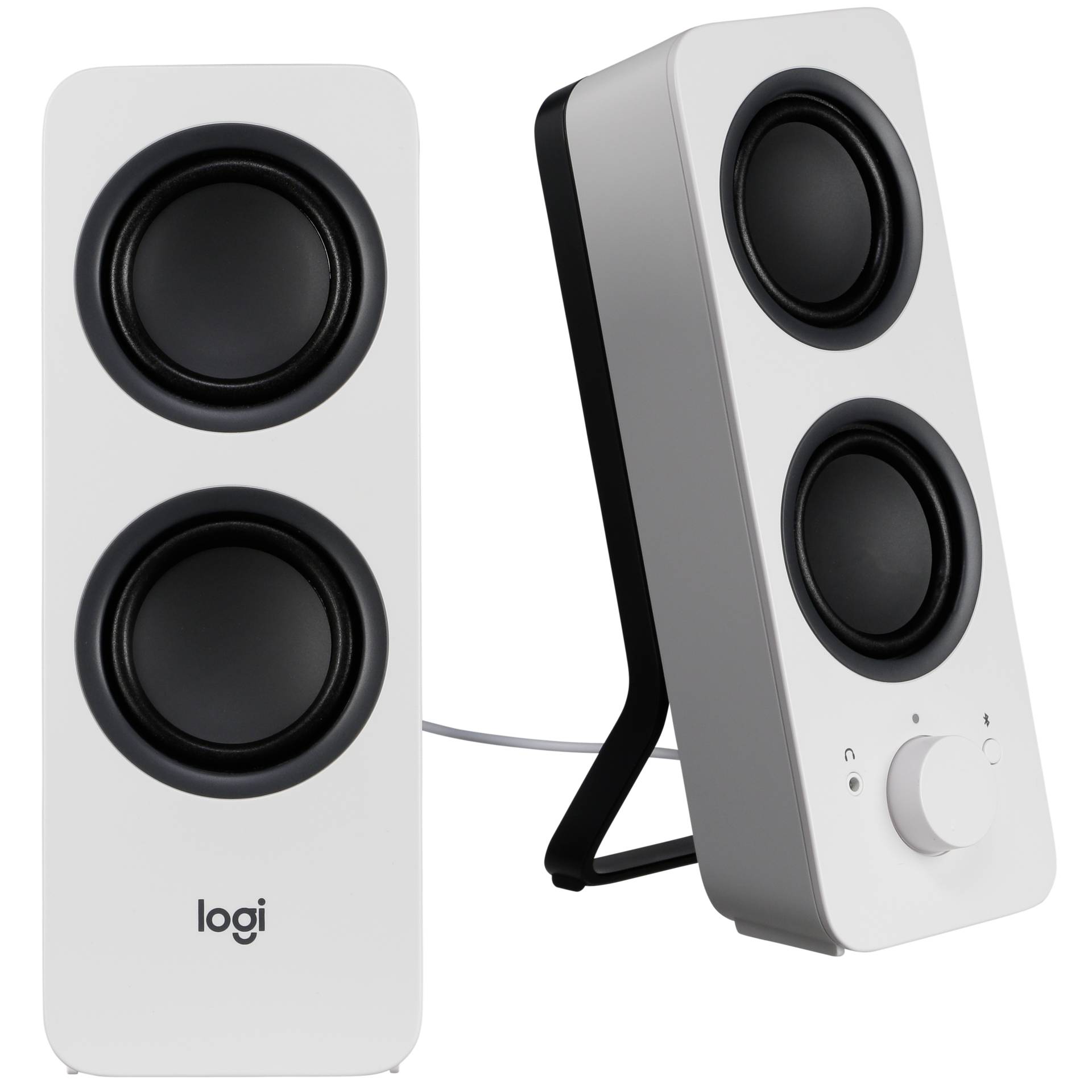 Logitech Z207 weiß 2.0 System Lautsprecher 