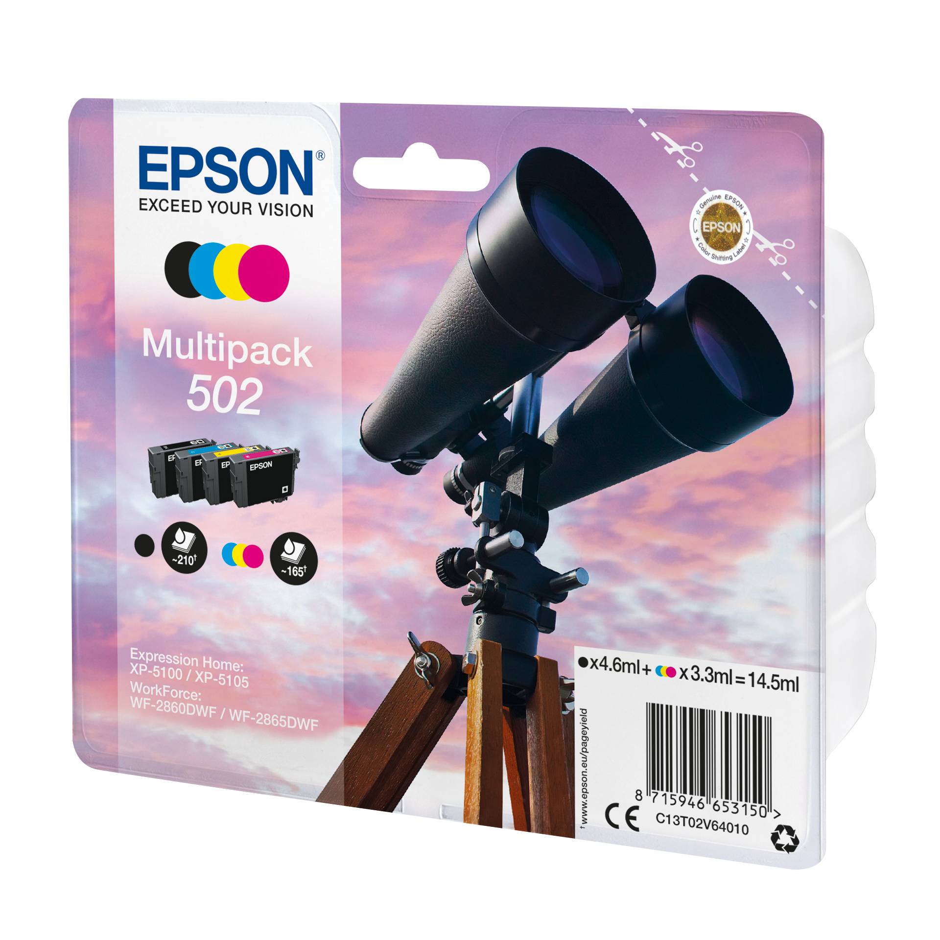 Epson Tinte 502 Multipack 