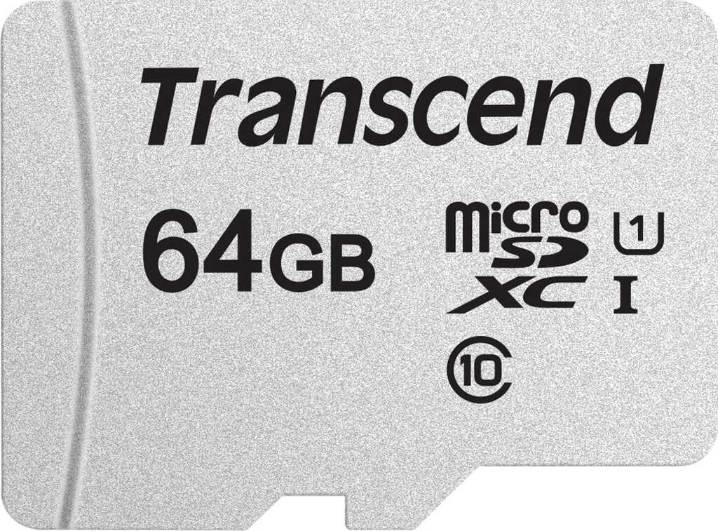 64GB Transcend 300S Class10 microSDXC Speicherkarte lesen: 95MB/s schreiben: 45MB/s