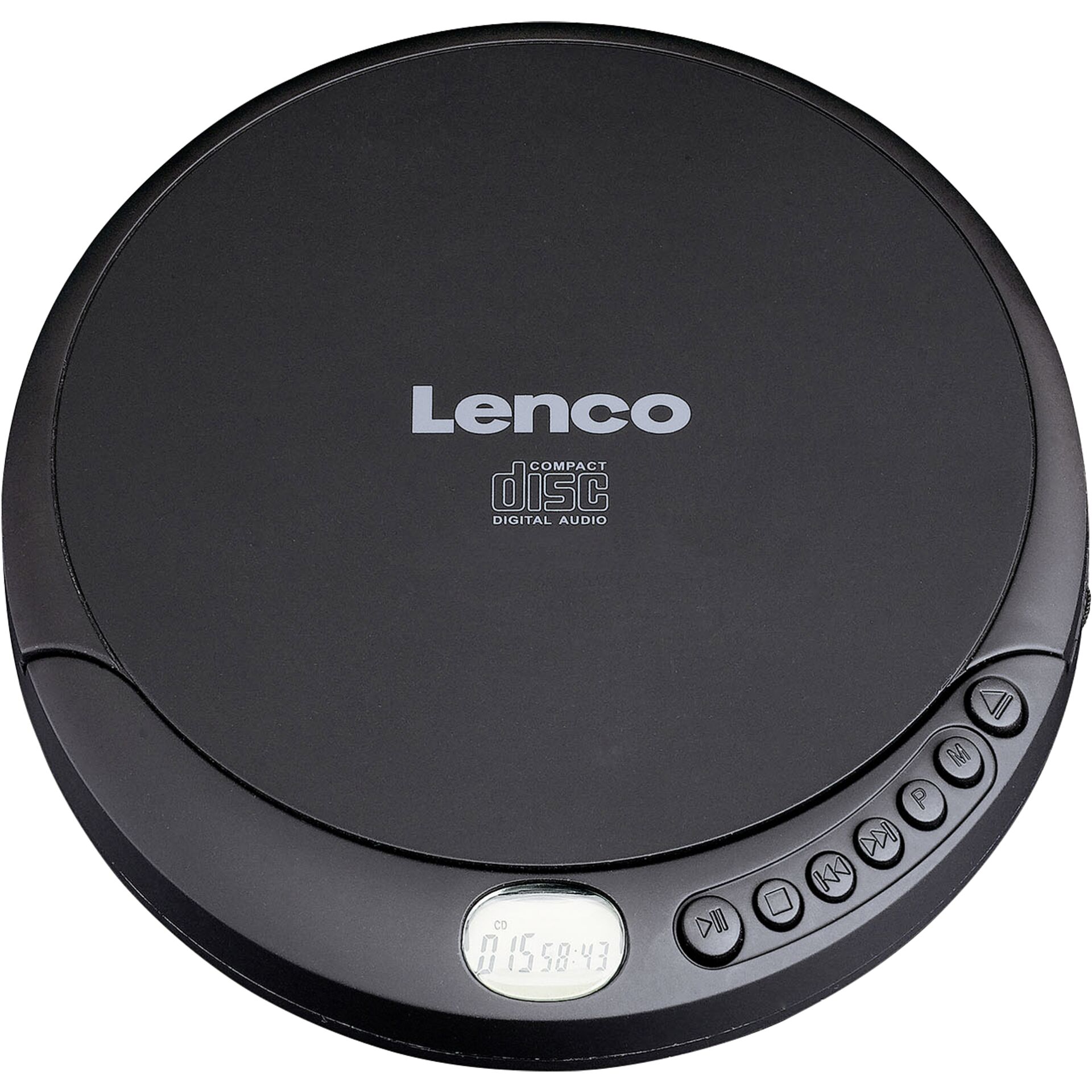 Lenco CD-010 CD-Player Tragbarer CD-Player Schwarz