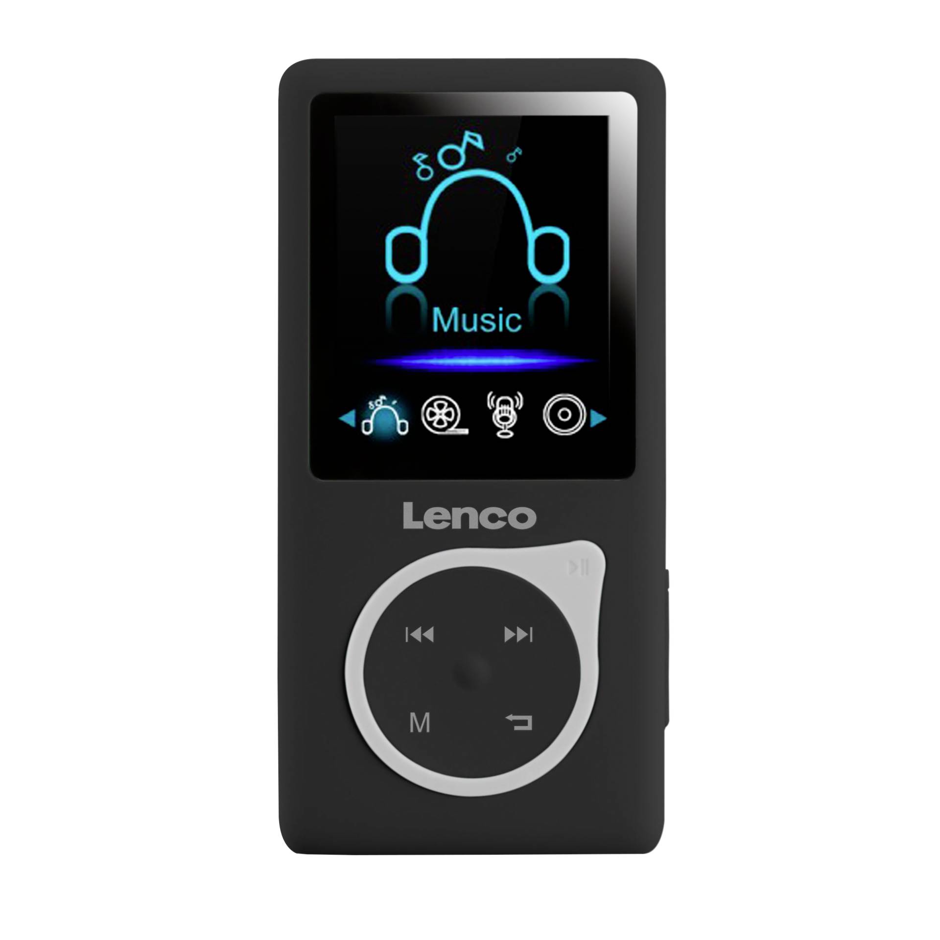 Lenco Xemio-668 MP3 Spieler 8 GB Schwarz, Weiß