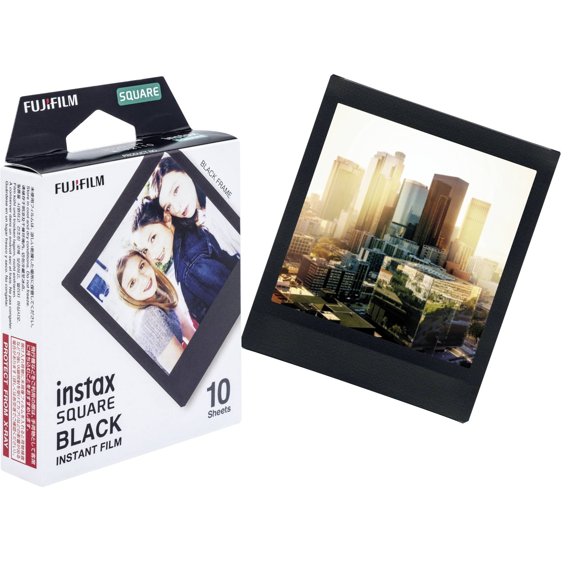1 Fujifilm Instax Square Film Black Frame