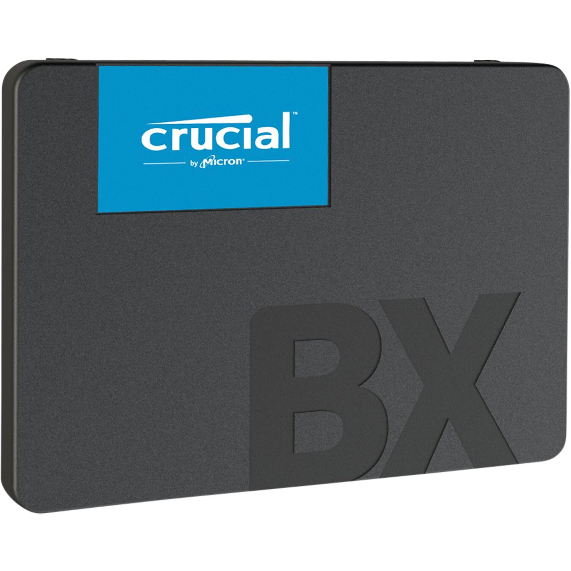 240 GB SSD Crucial BX500 SATA 6GB/ s 6.4cm/ 2.5 Zoll lesen: 540MB/s, schreiben: 500MB/s, TBW: 80TB