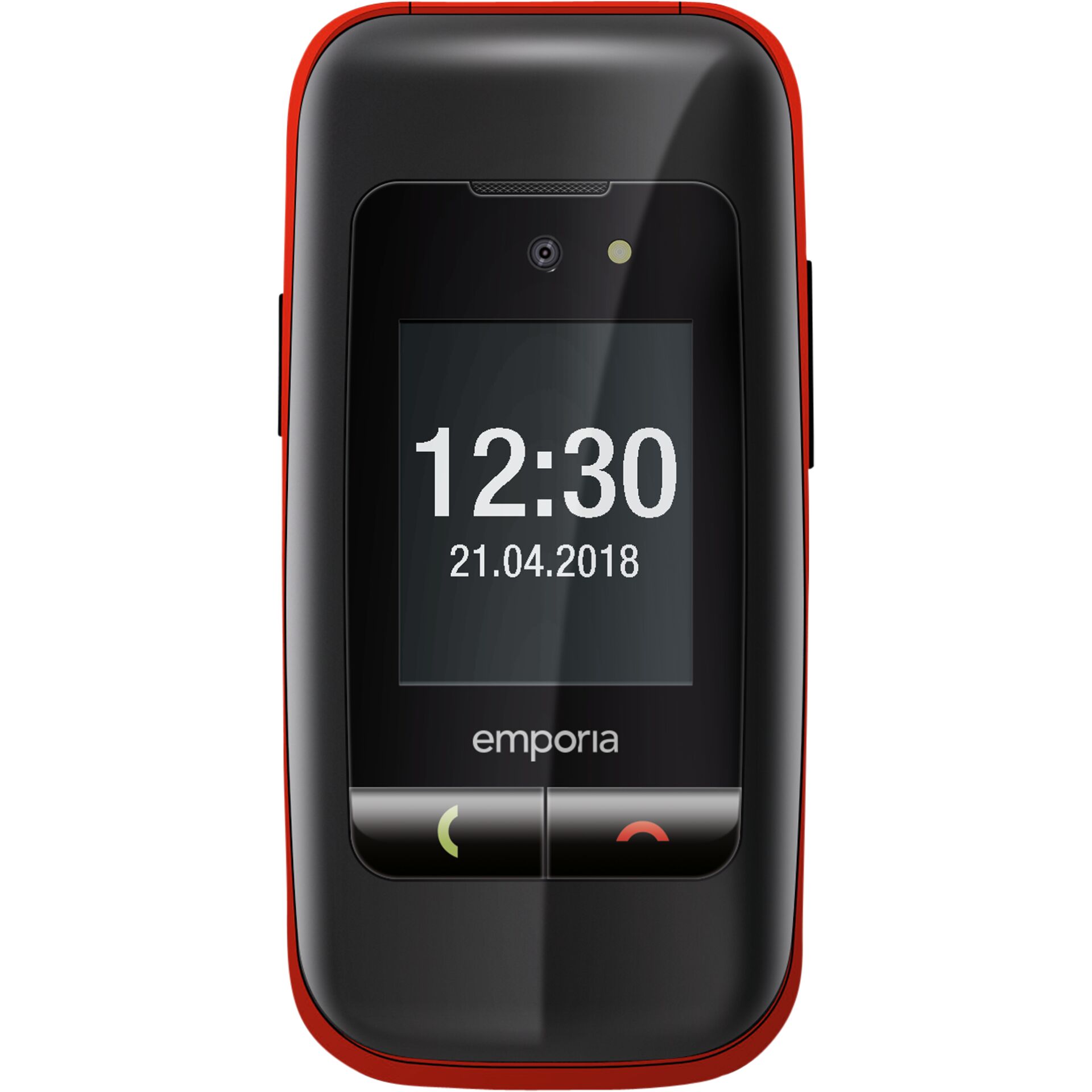 Emporia ONE 6,1 cm (2.4) 80 g Schwarz, Rot Seniorentelefon