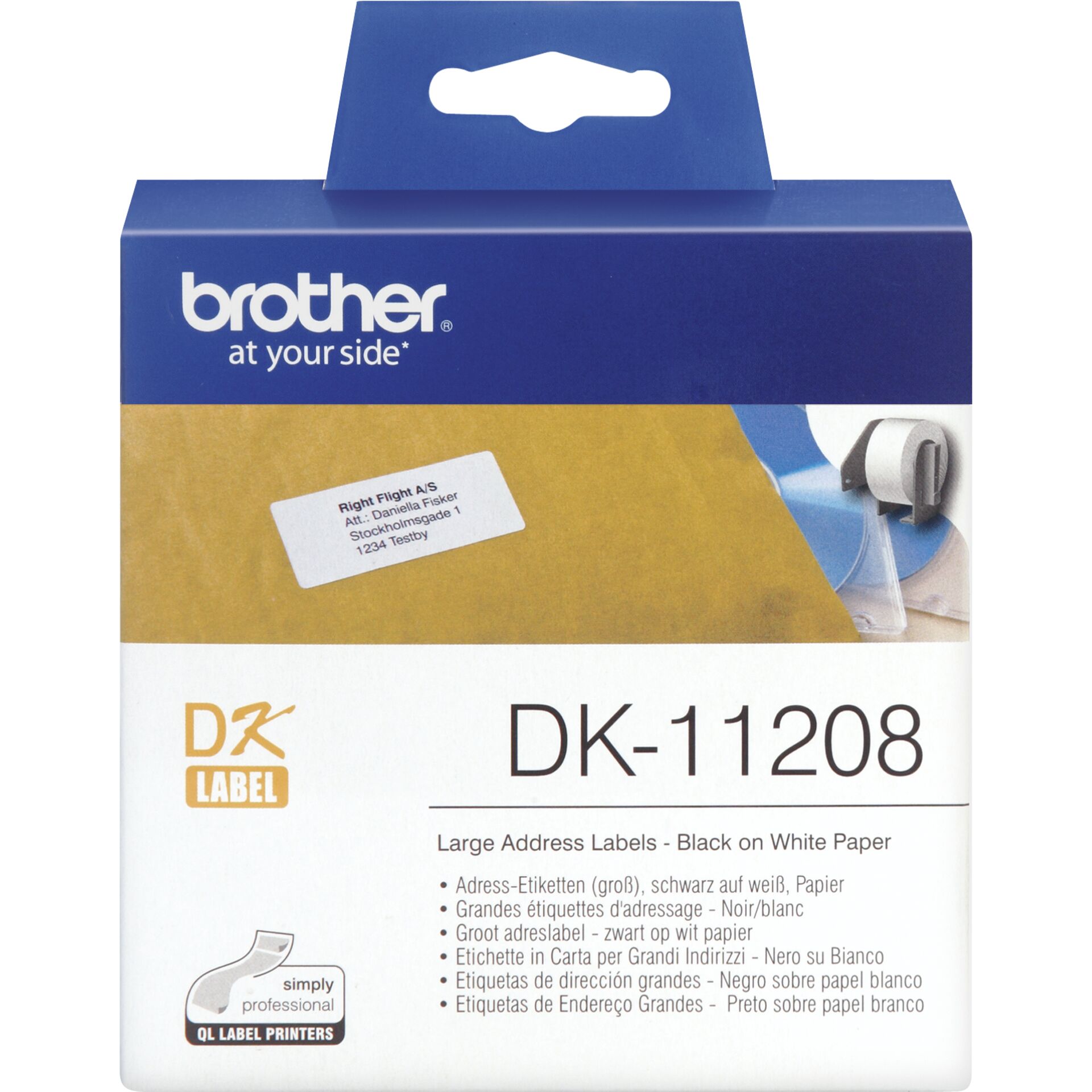 Brother DK-11208 Adressetiketten 