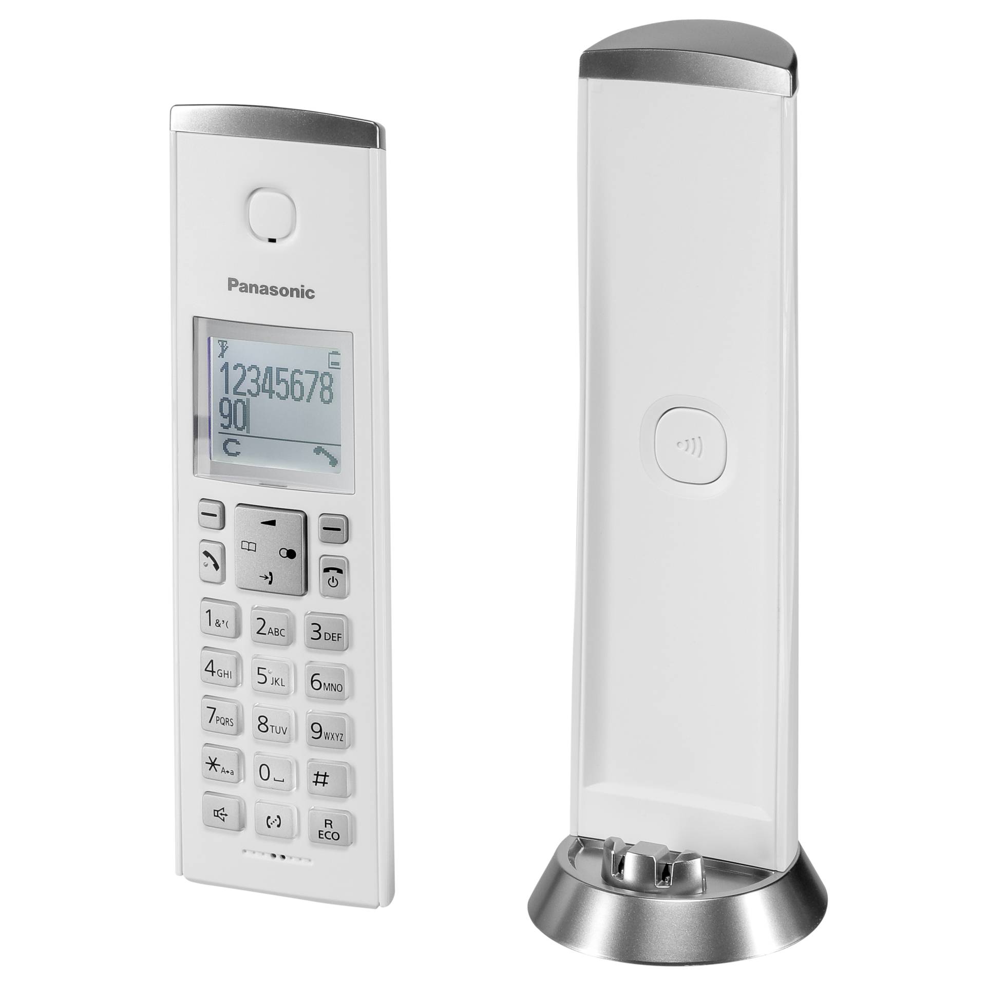 Panasonic KX-TGK220 DECT-Telefon Anrufer-Identifikation Weiß