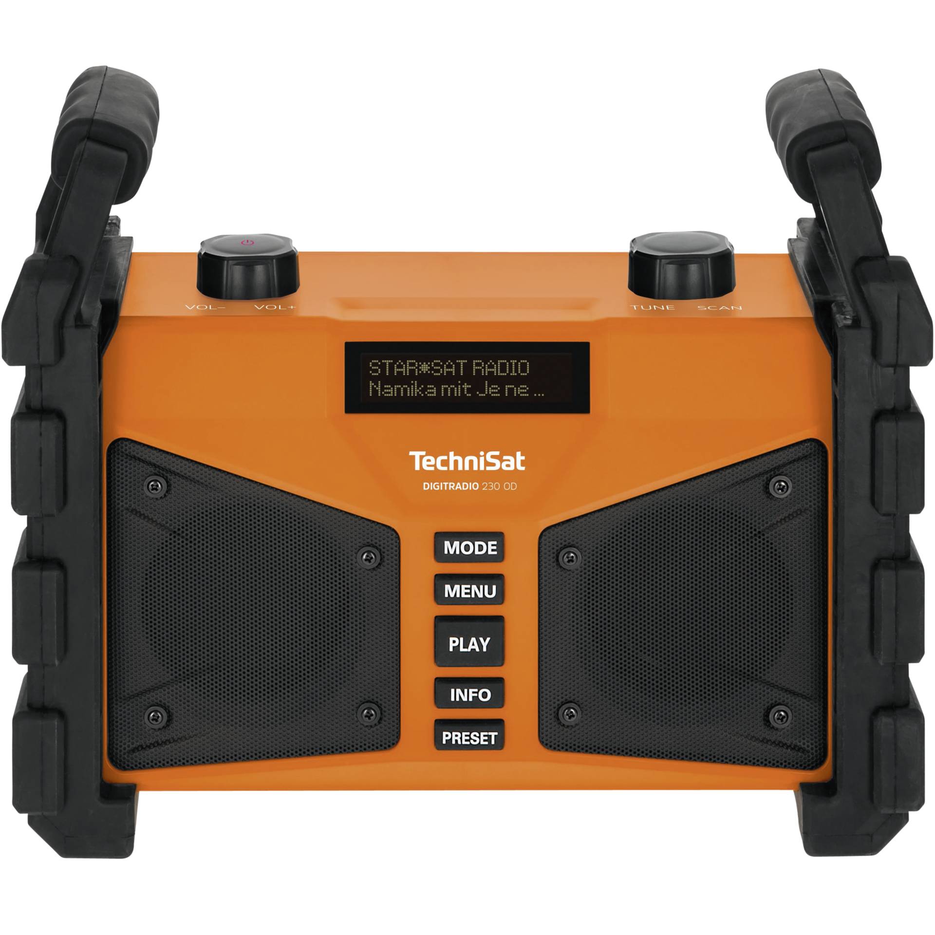 TechniSat DIGITRADIO 230 OD Arbeitsort Analog & Digital Schwarz, Orange