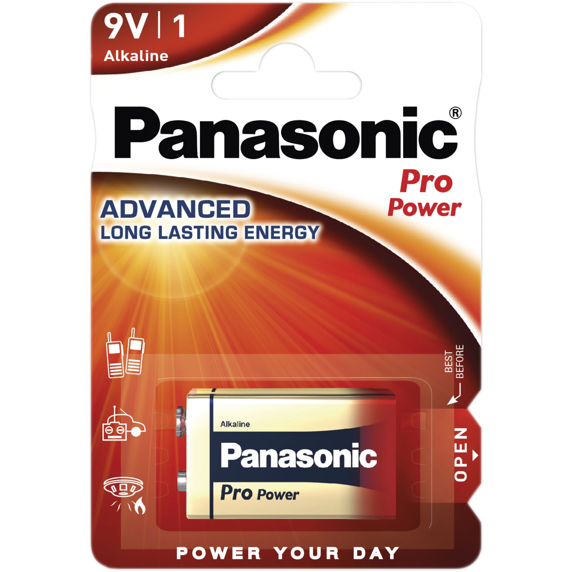 1 Panasonic Pro Power 6 LR 61 9V-Block