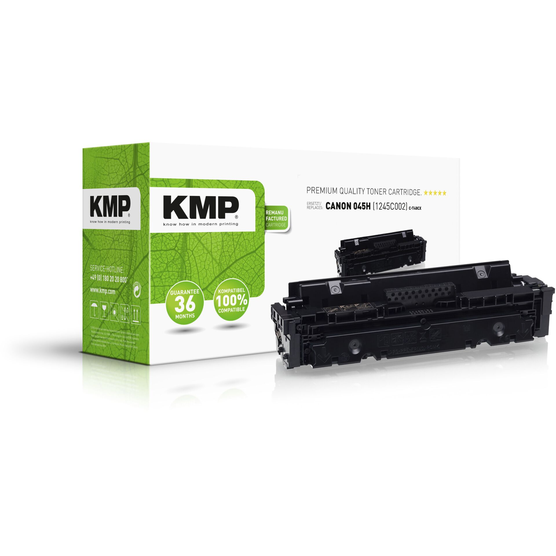 KMP C-T40CX kompatibler Toner zu Canon 045H cyan 