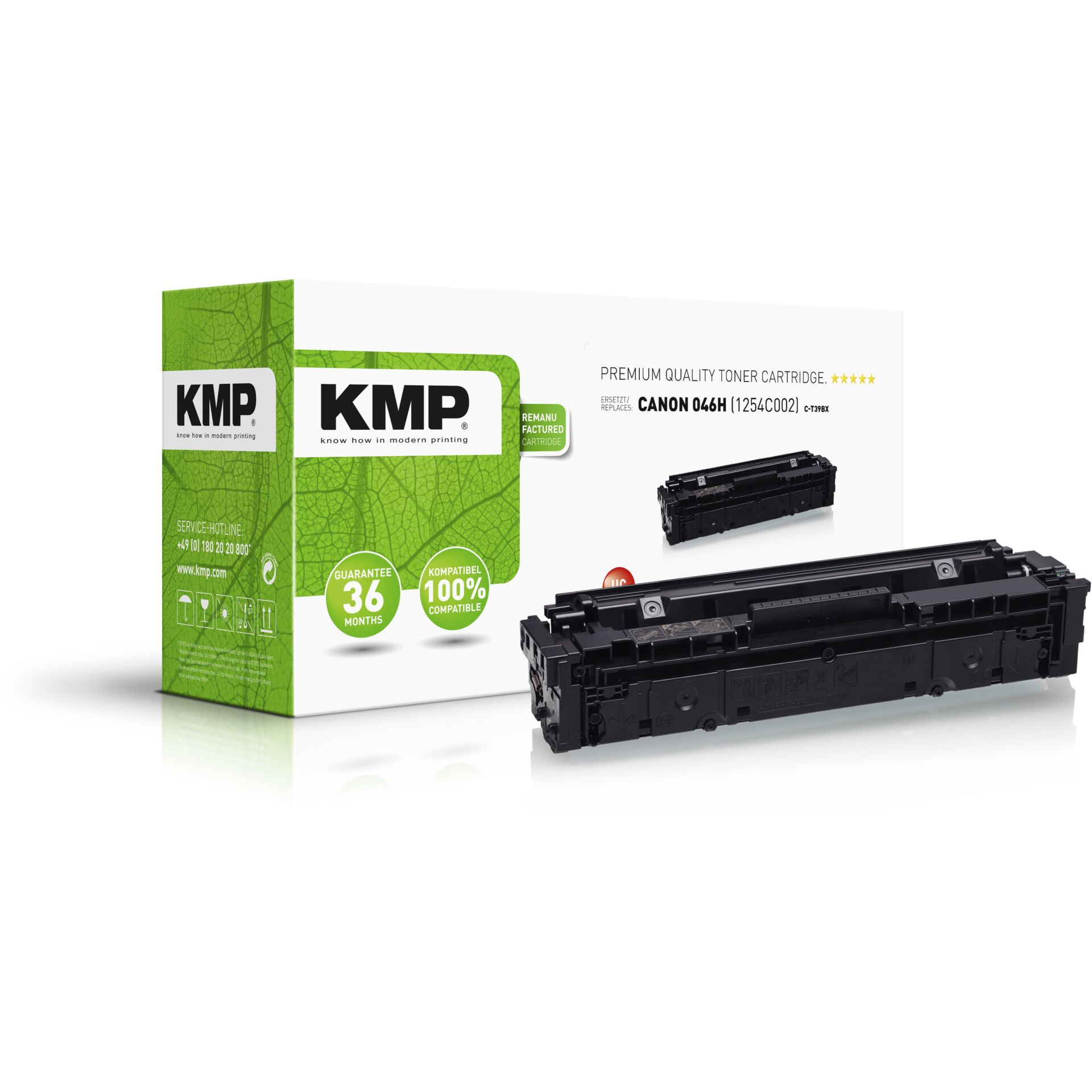 KMP C-T39BX Toner schwarz kompatibel mit Canon 046 H