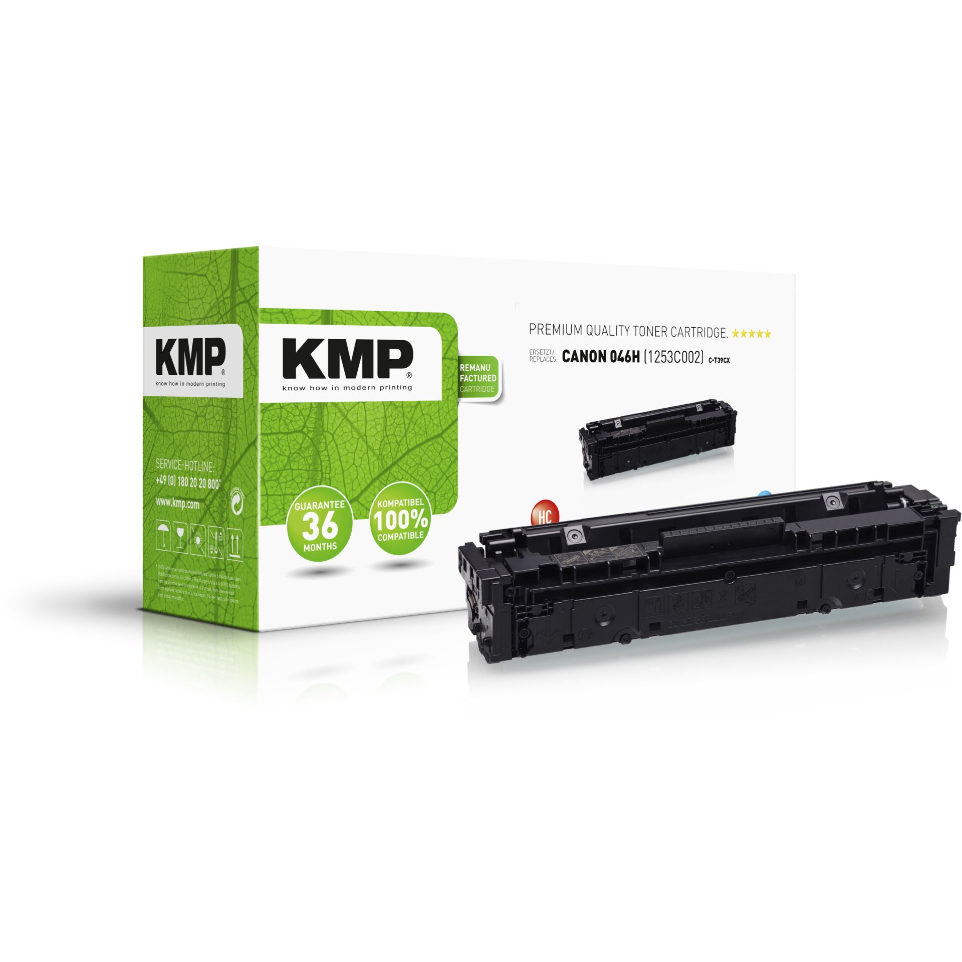 KMP C-T39CX Toner cyan kompatibel mit Canon 046 H