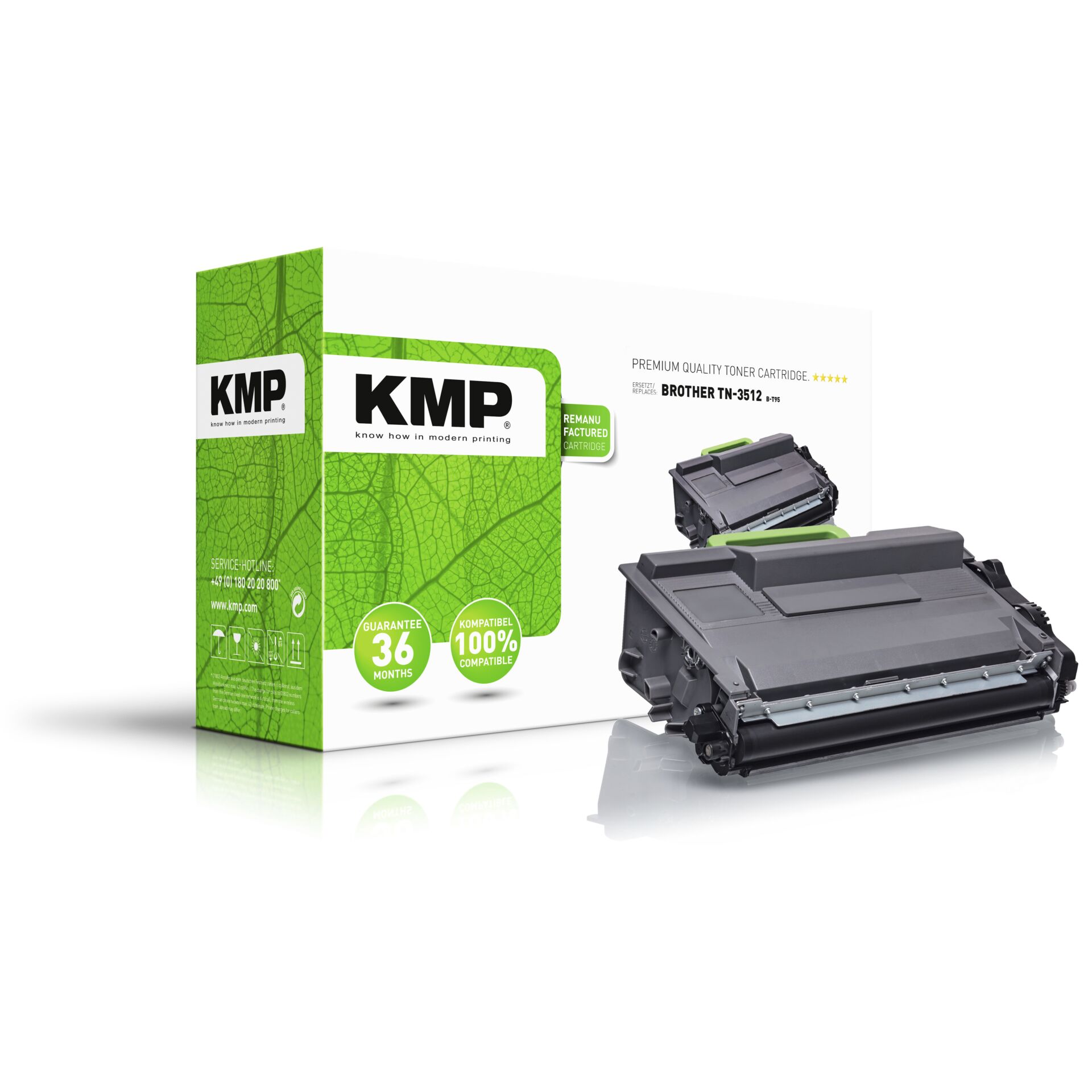 KMP B-T95 Toner schwarz kompatibel mit Brother TN-3512