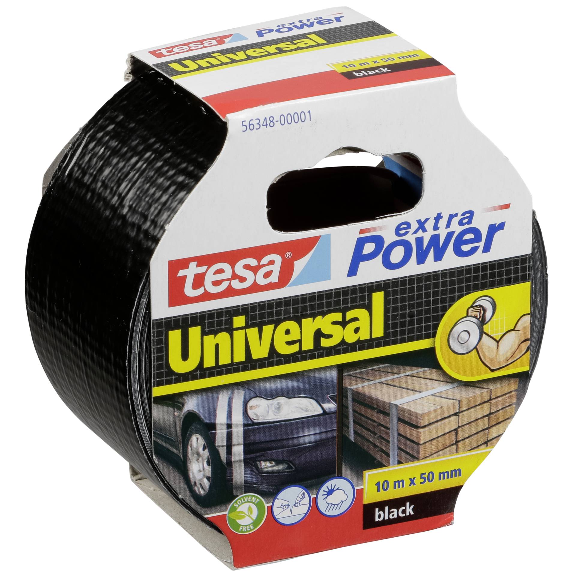 Tesa Folienband extra Power Universal 50 mm x 10 m schwarz
