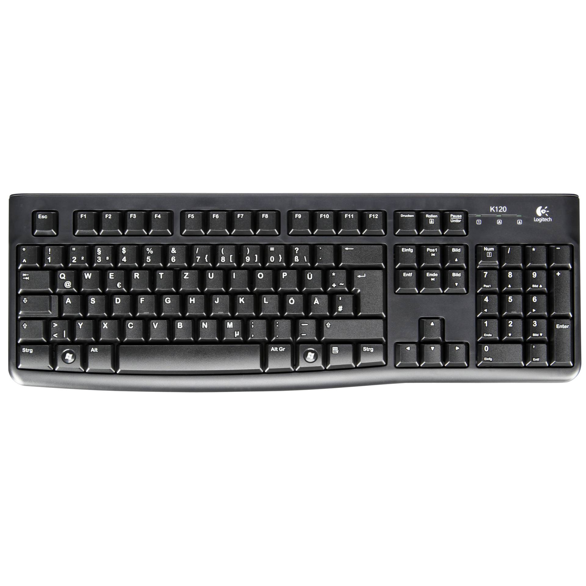 Logitech K120 Business Tastatur deutsches Layout schwarz 