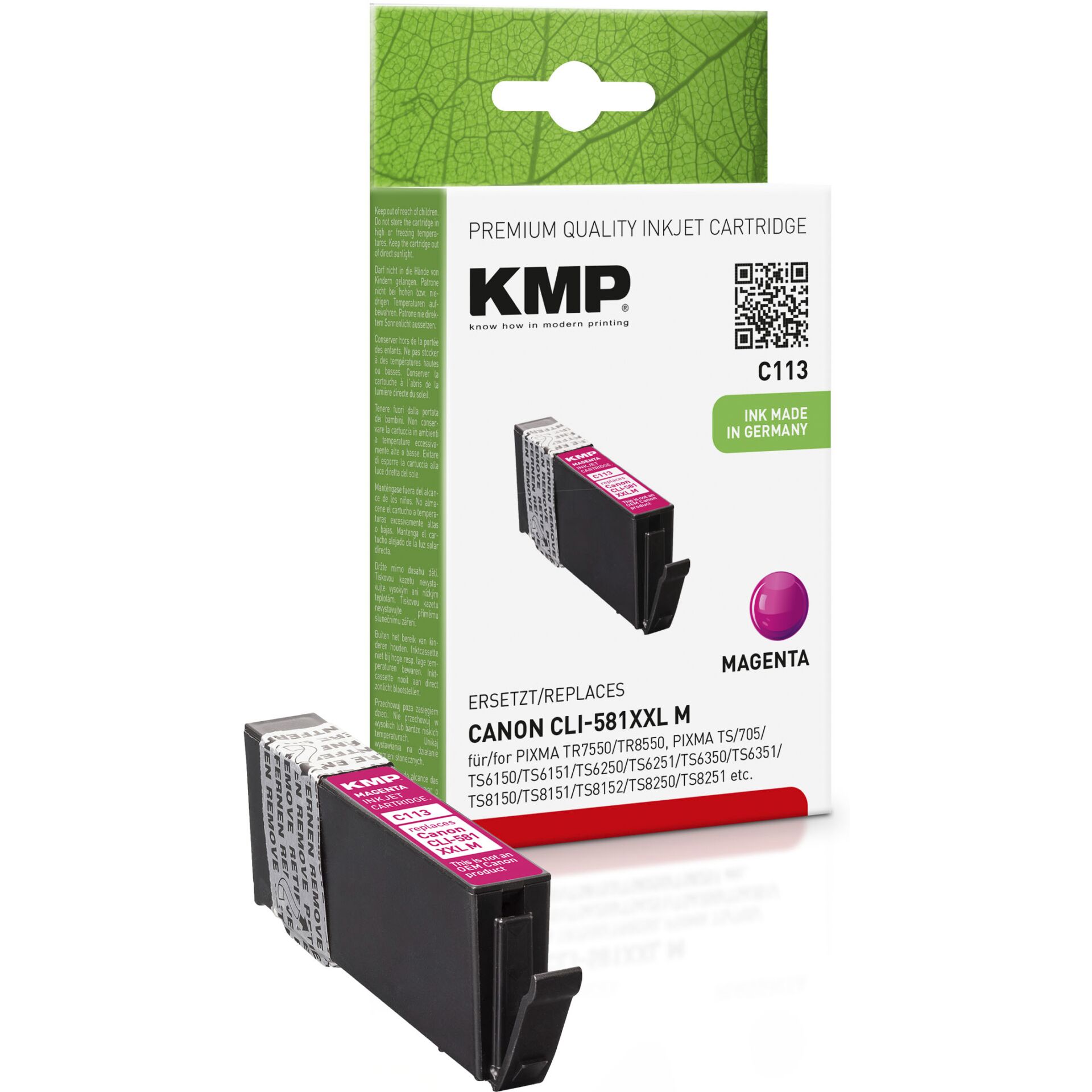 KMP 1578,0206 Druckerpatrone 1 Stück(e) Kompatibel Extrahohe (Super-) Ausbeute Magenta