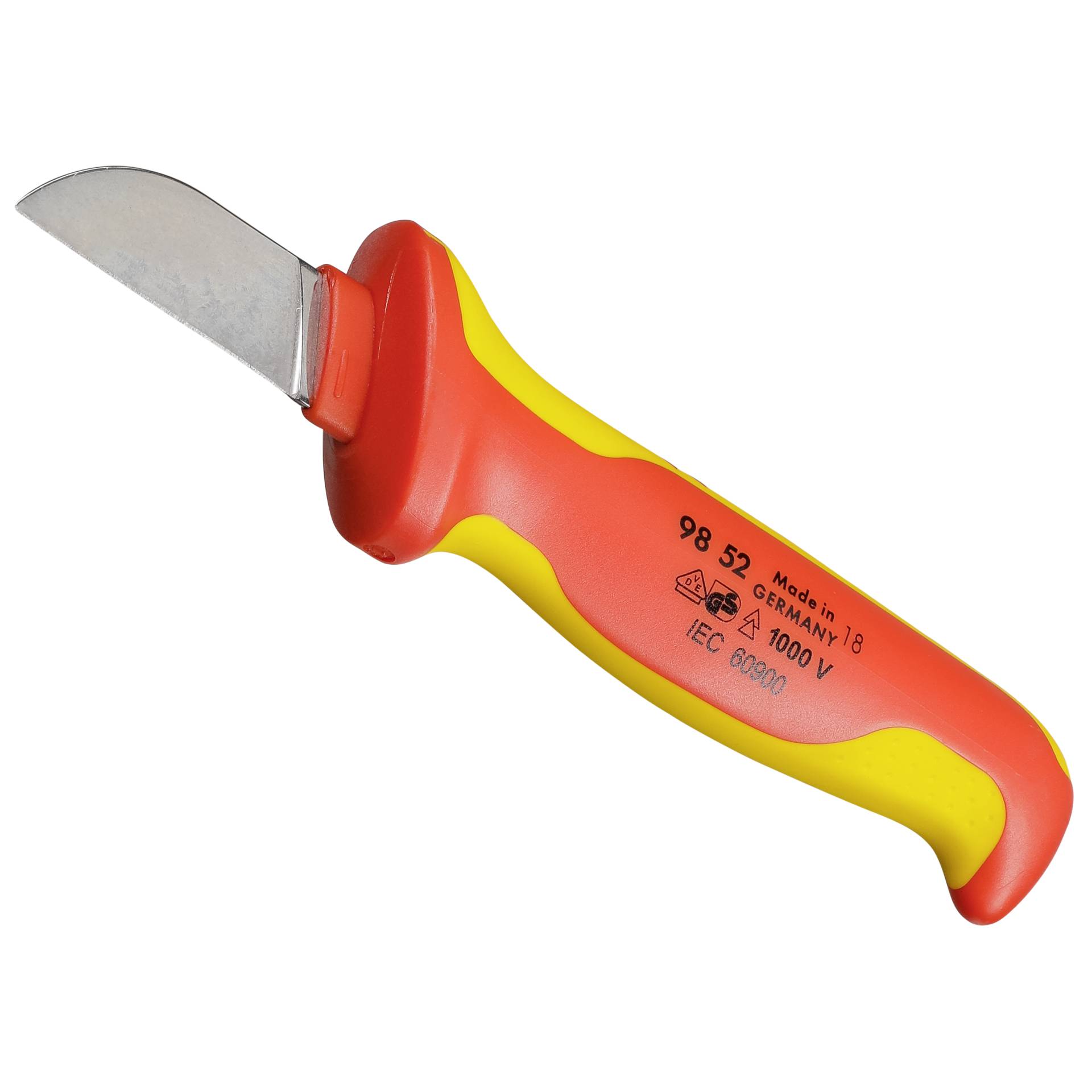 Knipex 98 52 Teppichmesser Orange, Rot Feststehendes Messer