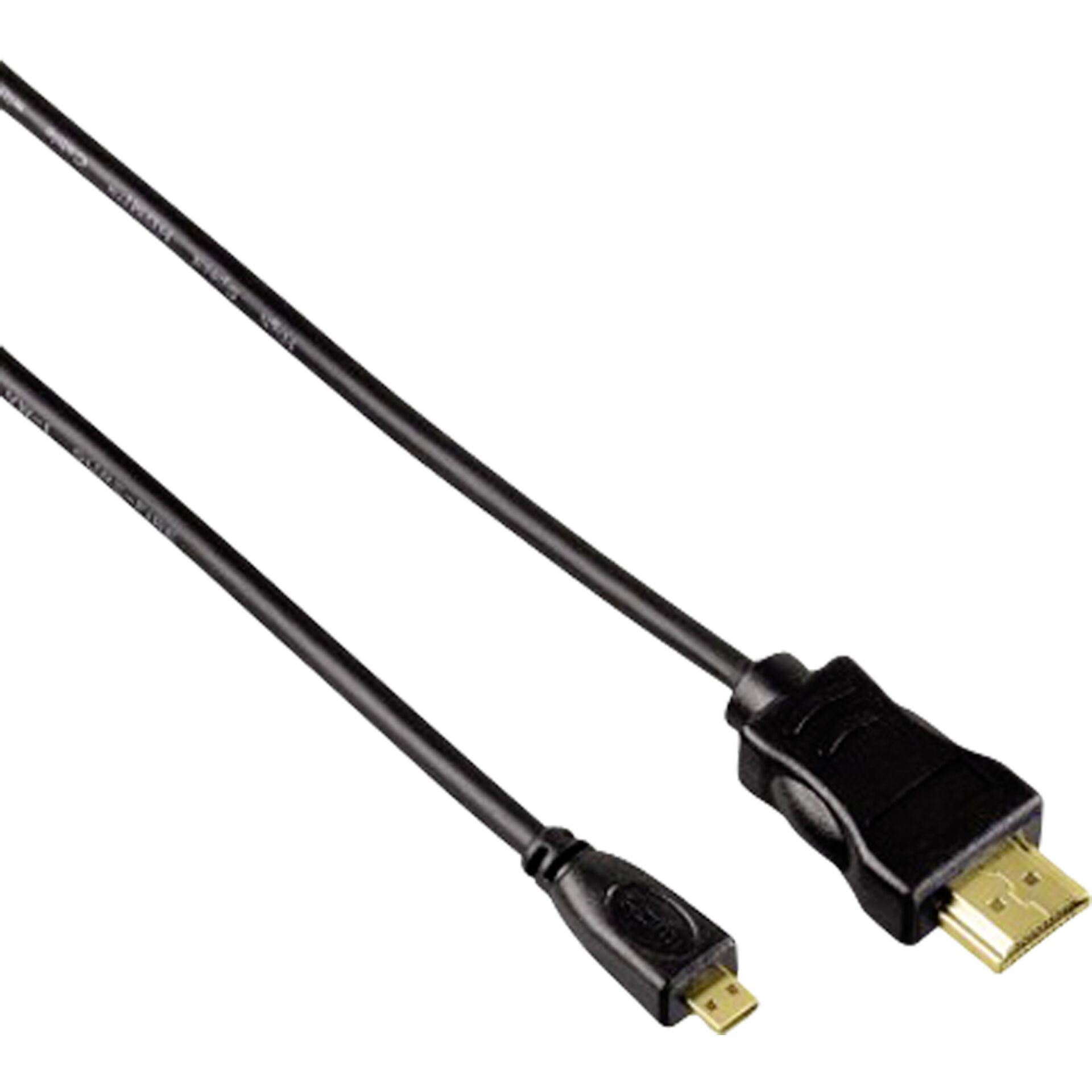 Hama HDMI/HDMI-micro Kabel 0,5m High Speed ethernet  74239
