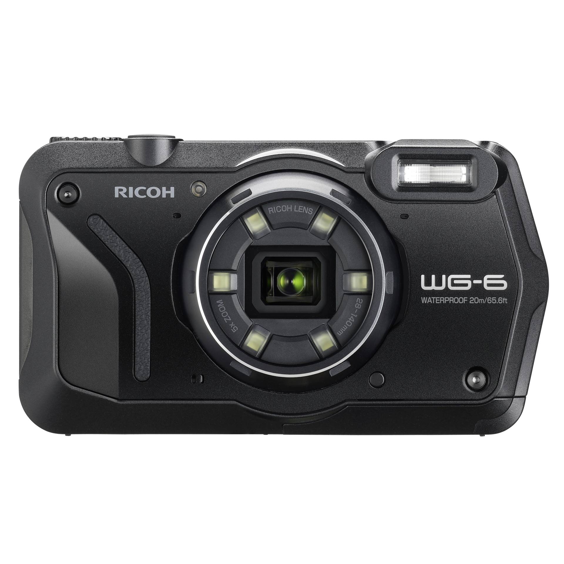 Ricoh WG-6 1/2.3 Kompaktkamera 20 MP CMOS 3840 x 2160 Pixel Schwarz