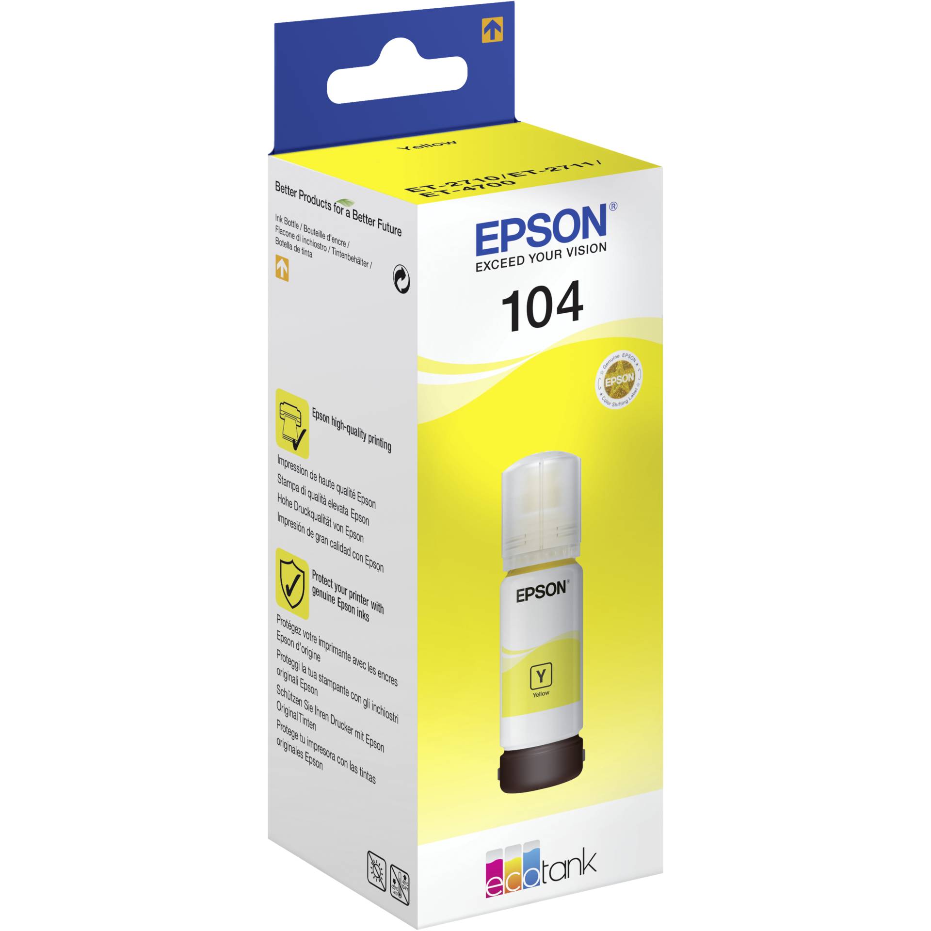 Epson Tinte 104 gelb 